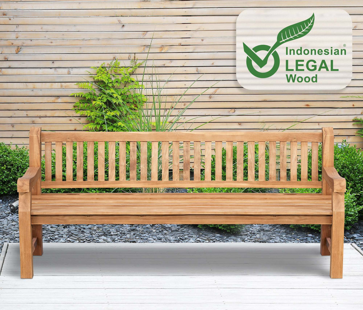 Teakbank Jackson V2 220 cm – Ansicht 4