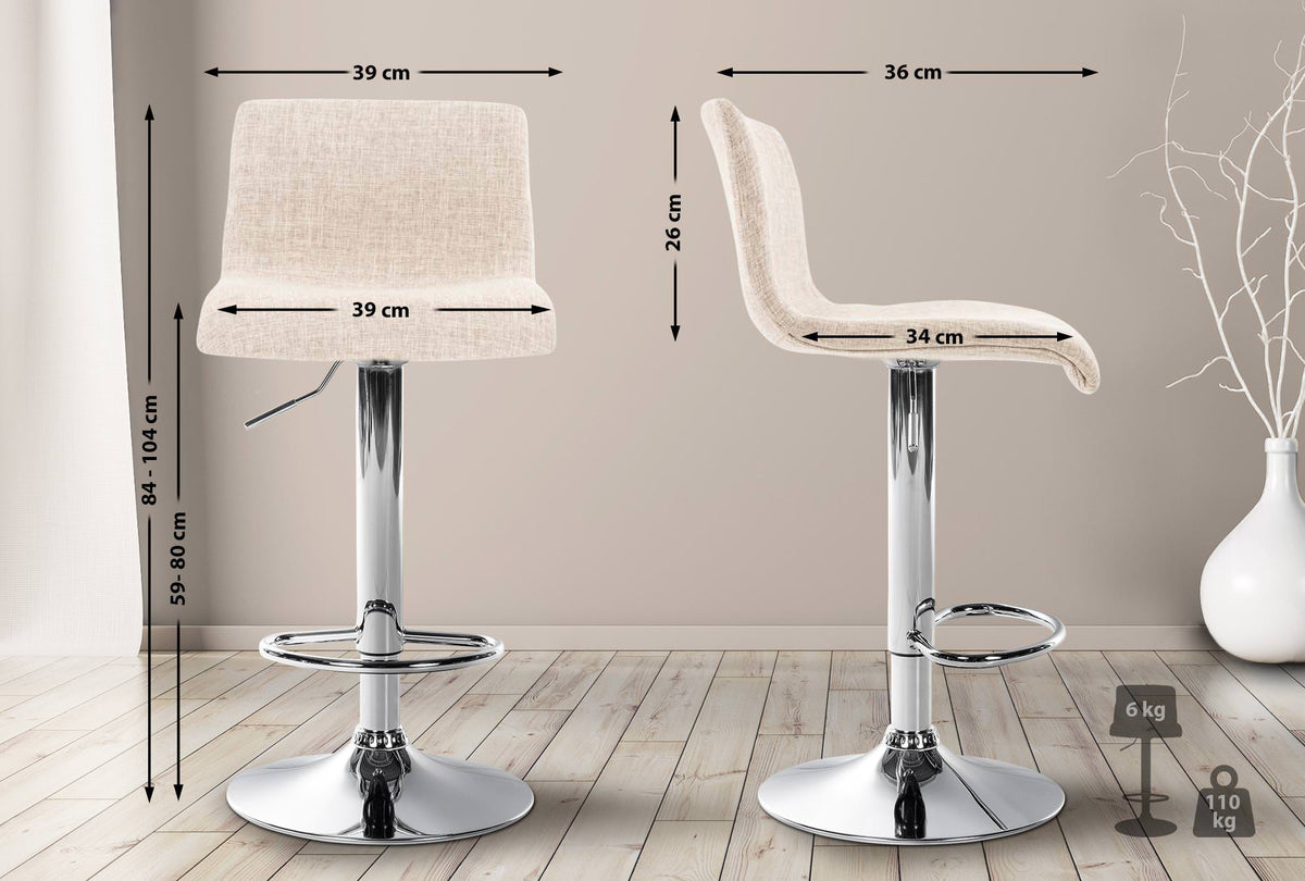 Barhocker Hoover Stoff C – Ansicht 20