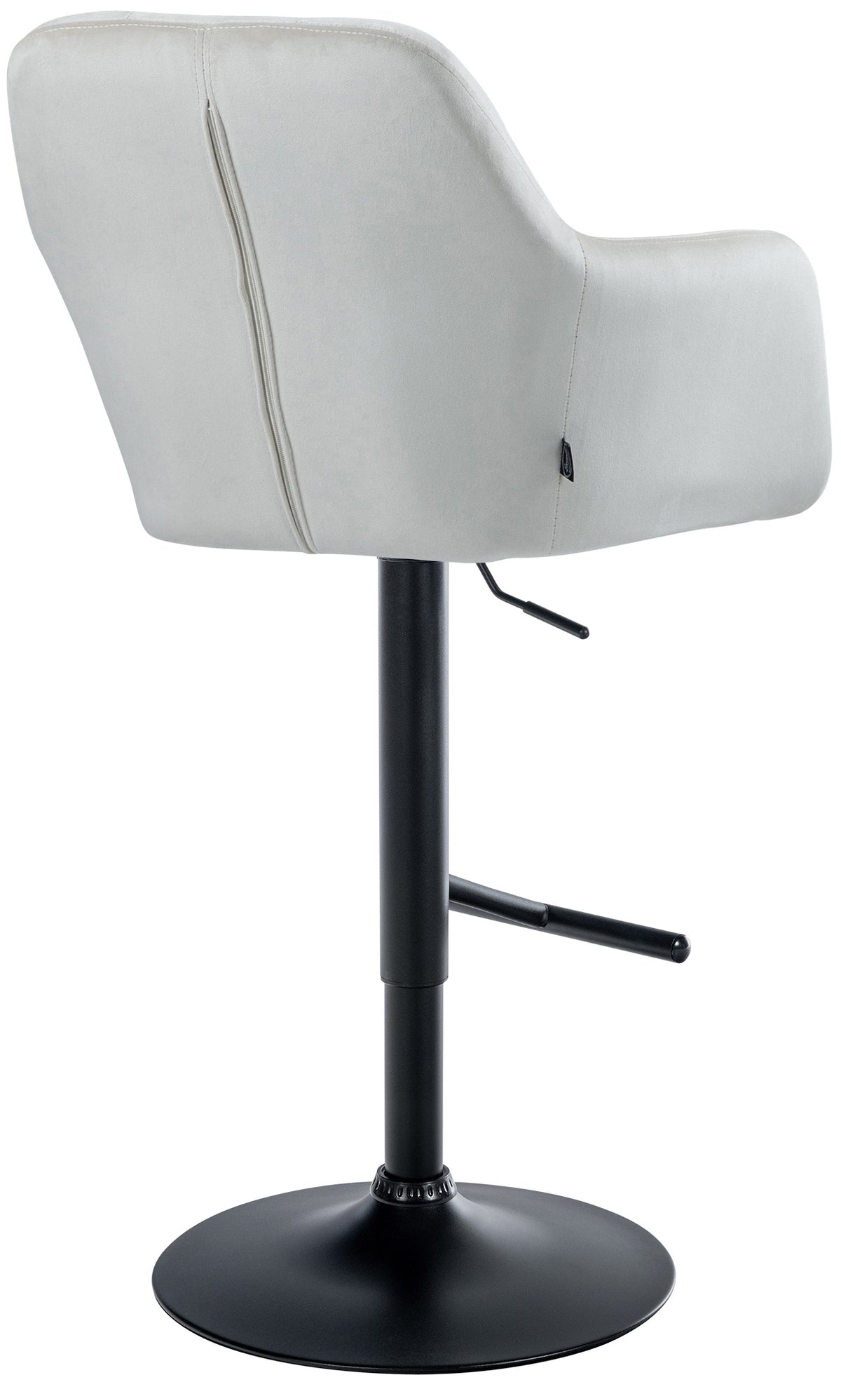 Barhocker Natoma Samt schwarz – Ansicht 5
