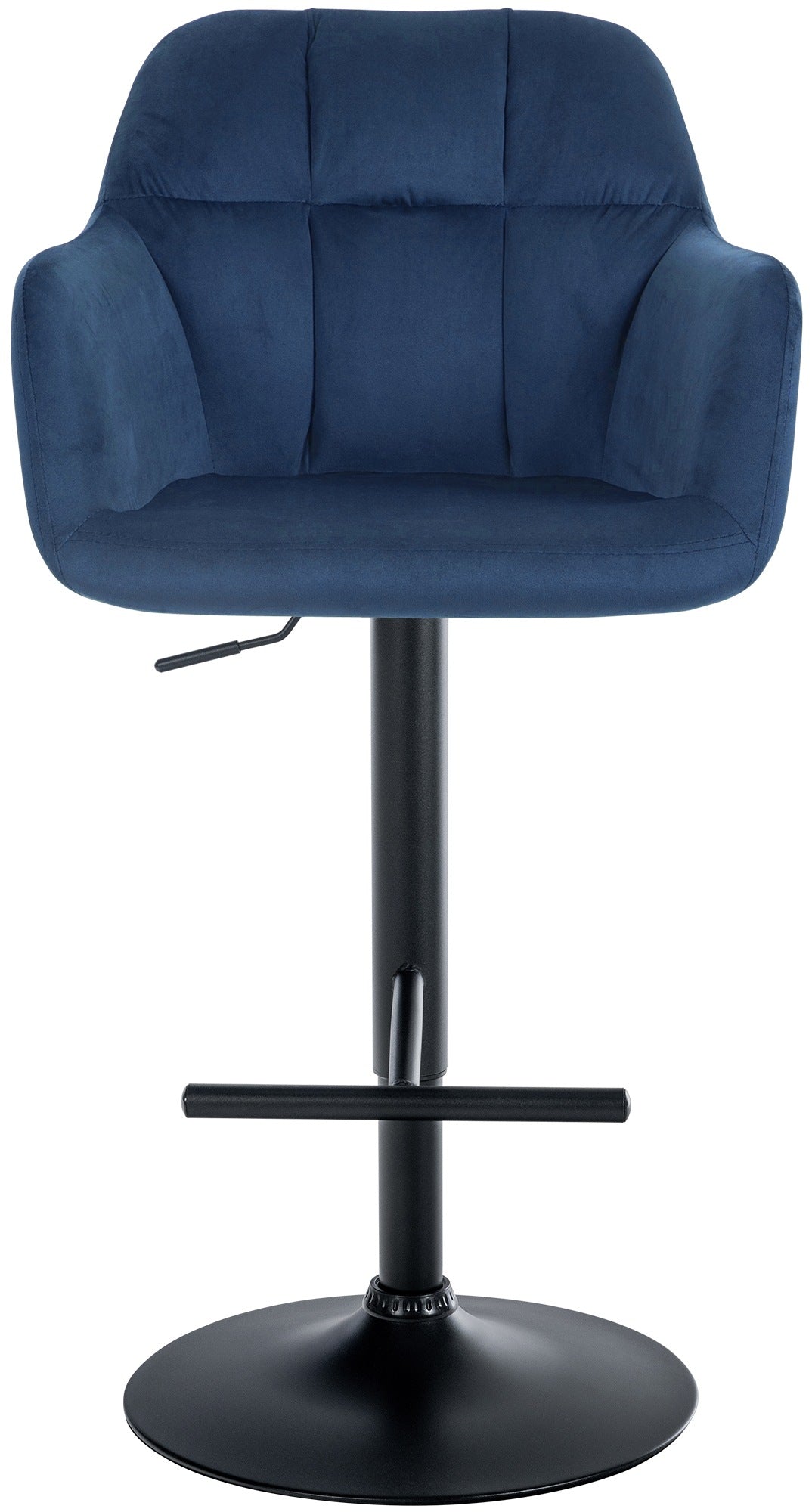 Barhocker Natoma Samt schwarz – Ansicht 11