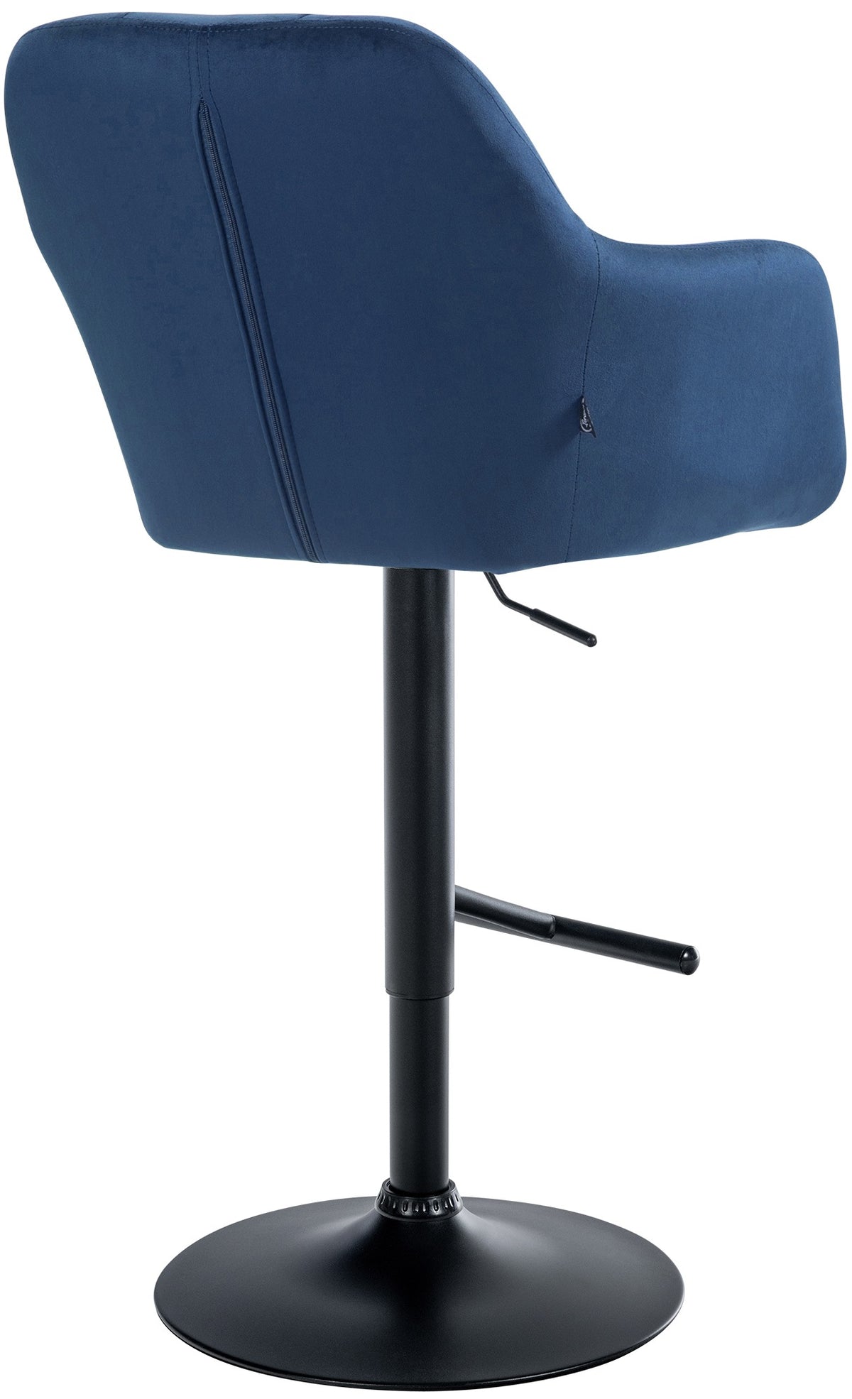 Barhocker Natoma Samt schwarz – Ansicht 13