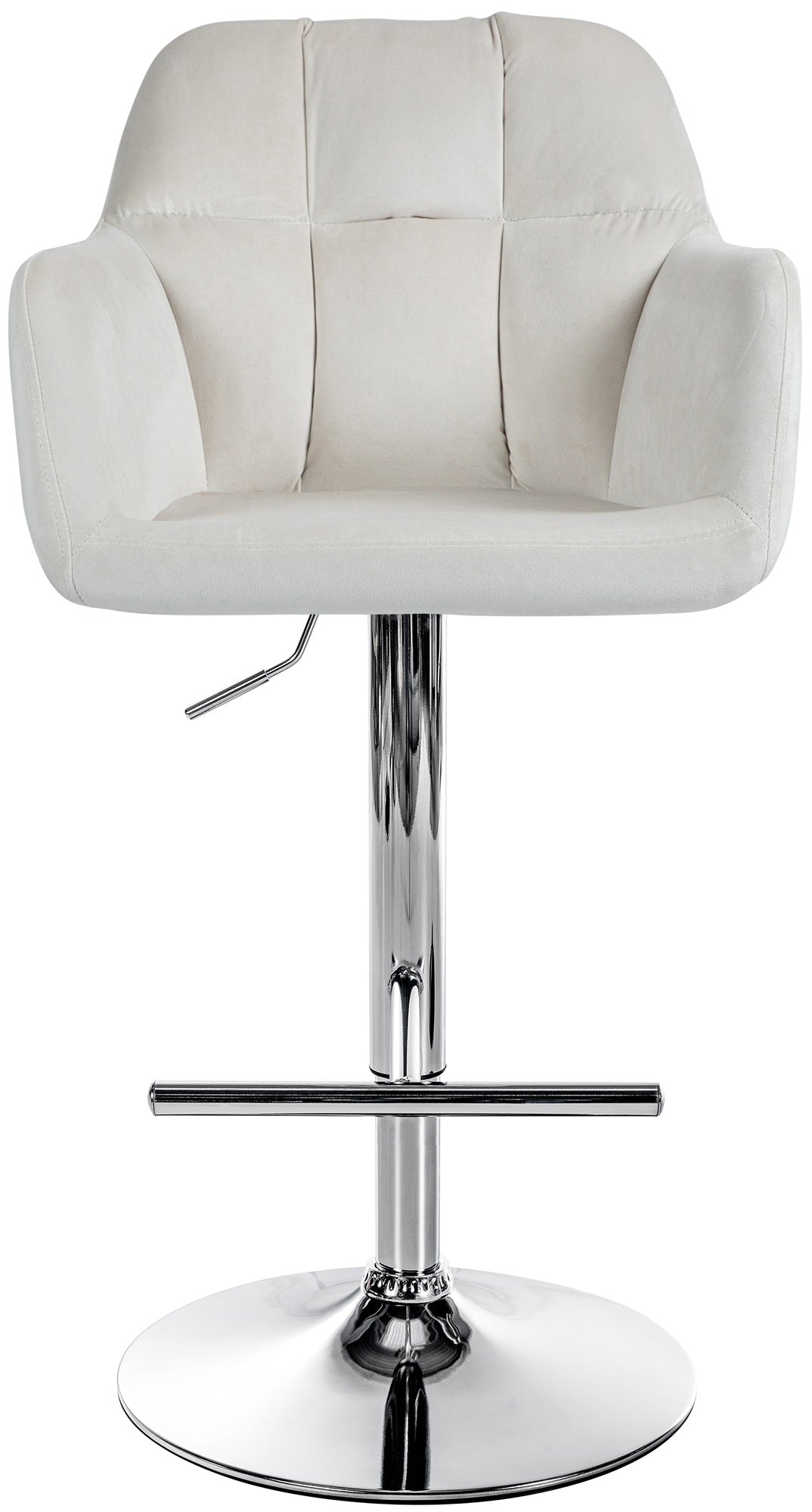 Barhocker Natoma Samt chrom – Ansicht 3