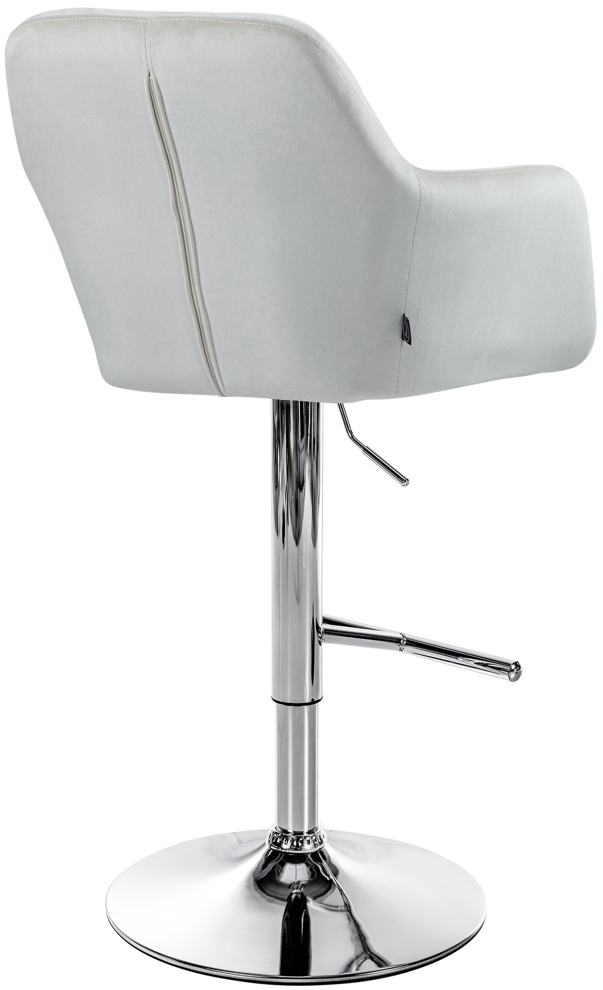 Barhocker Natoma Samt chrom – Ansicht 5