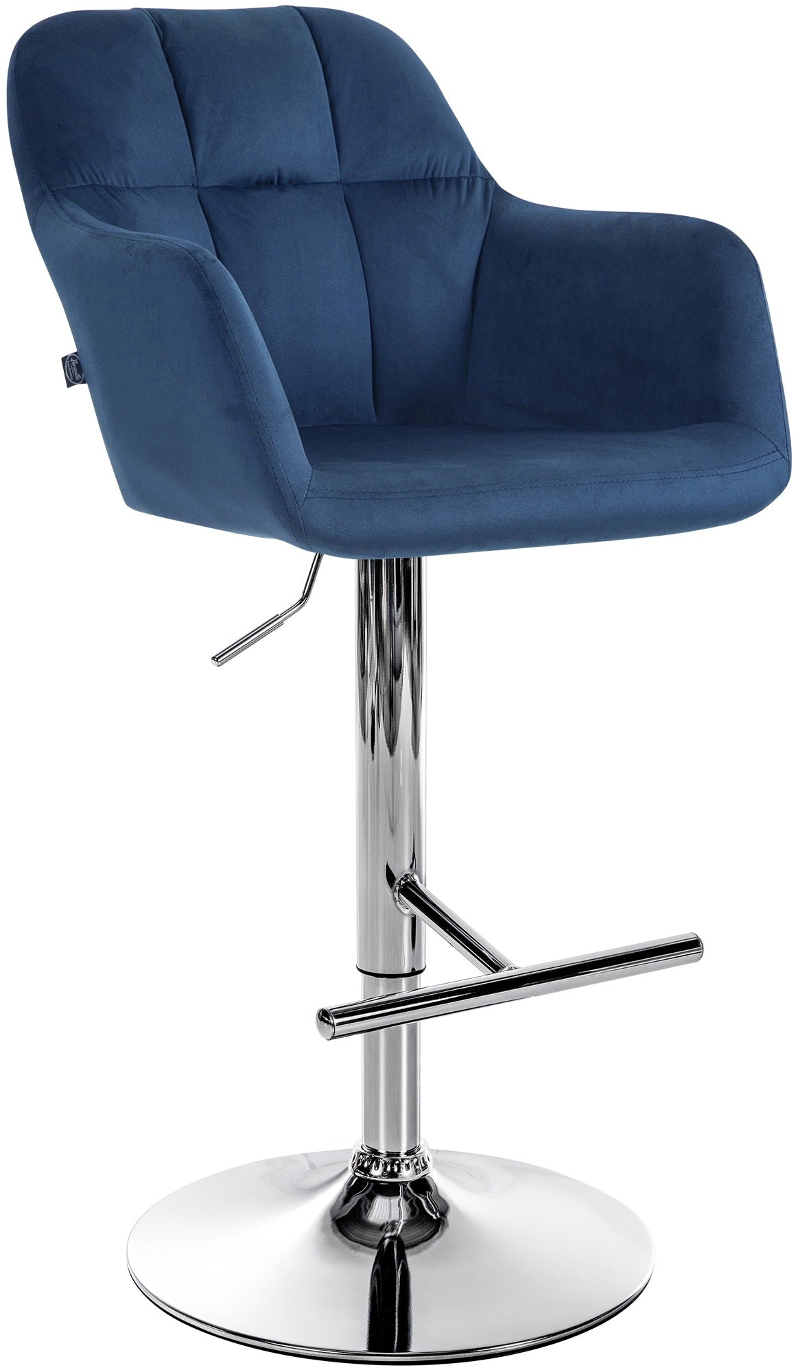 Barhocker Natoma Samt chrom – Ansicht 9