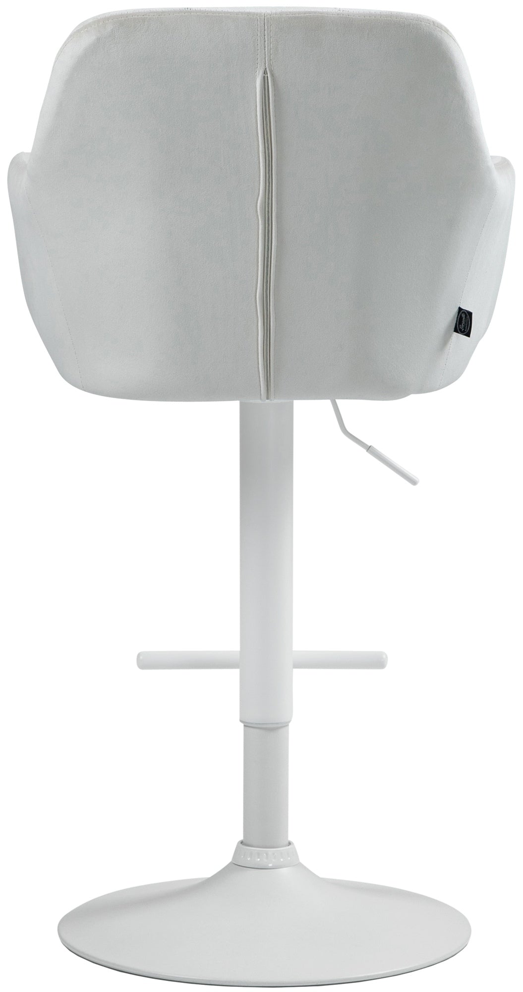 Barhocker Natoma Samt weiß – Ansicht 6