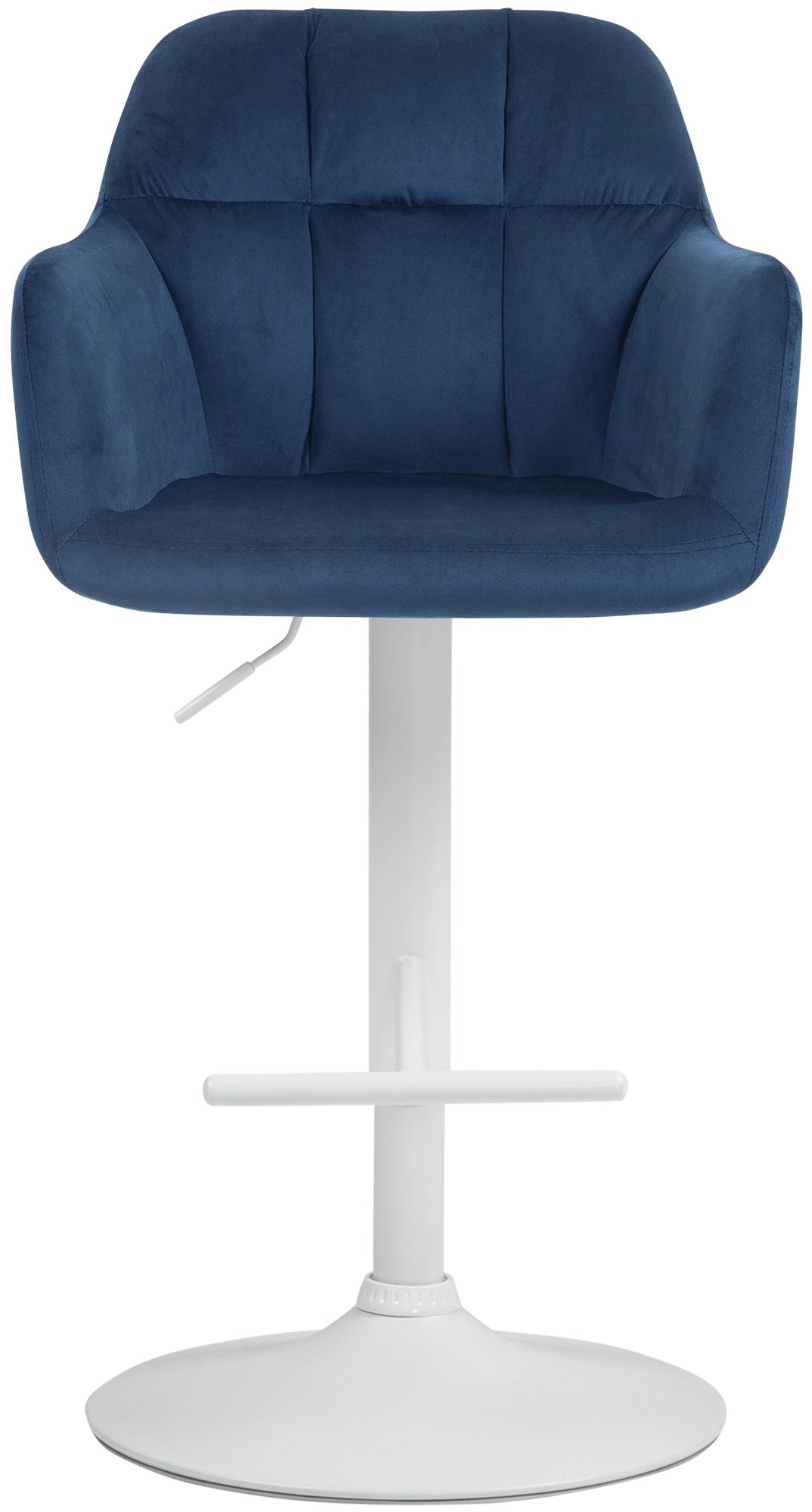 Barhocker Natoma Samt weiß – Ansicht 11