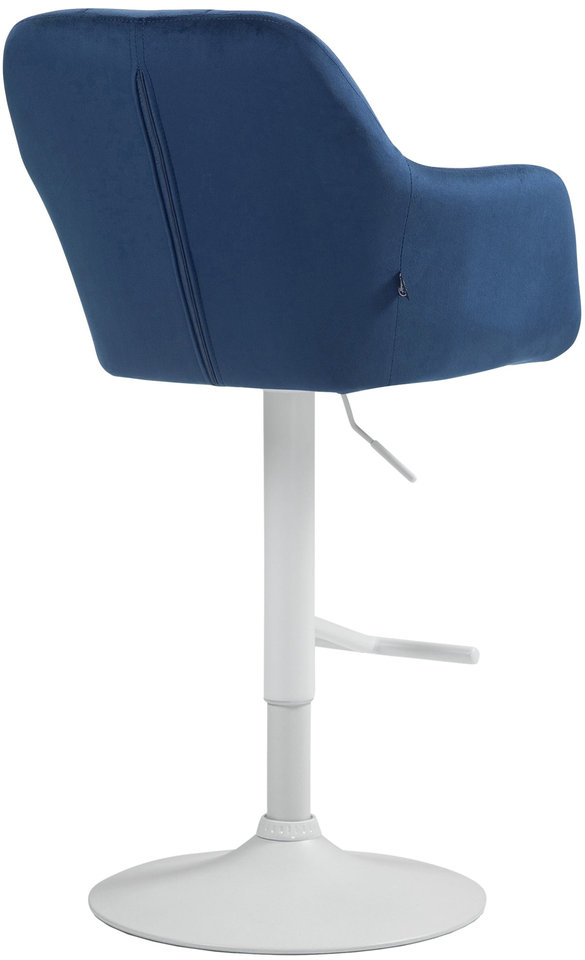 Barhocker Natoma Samt weiß – Ansicht 13