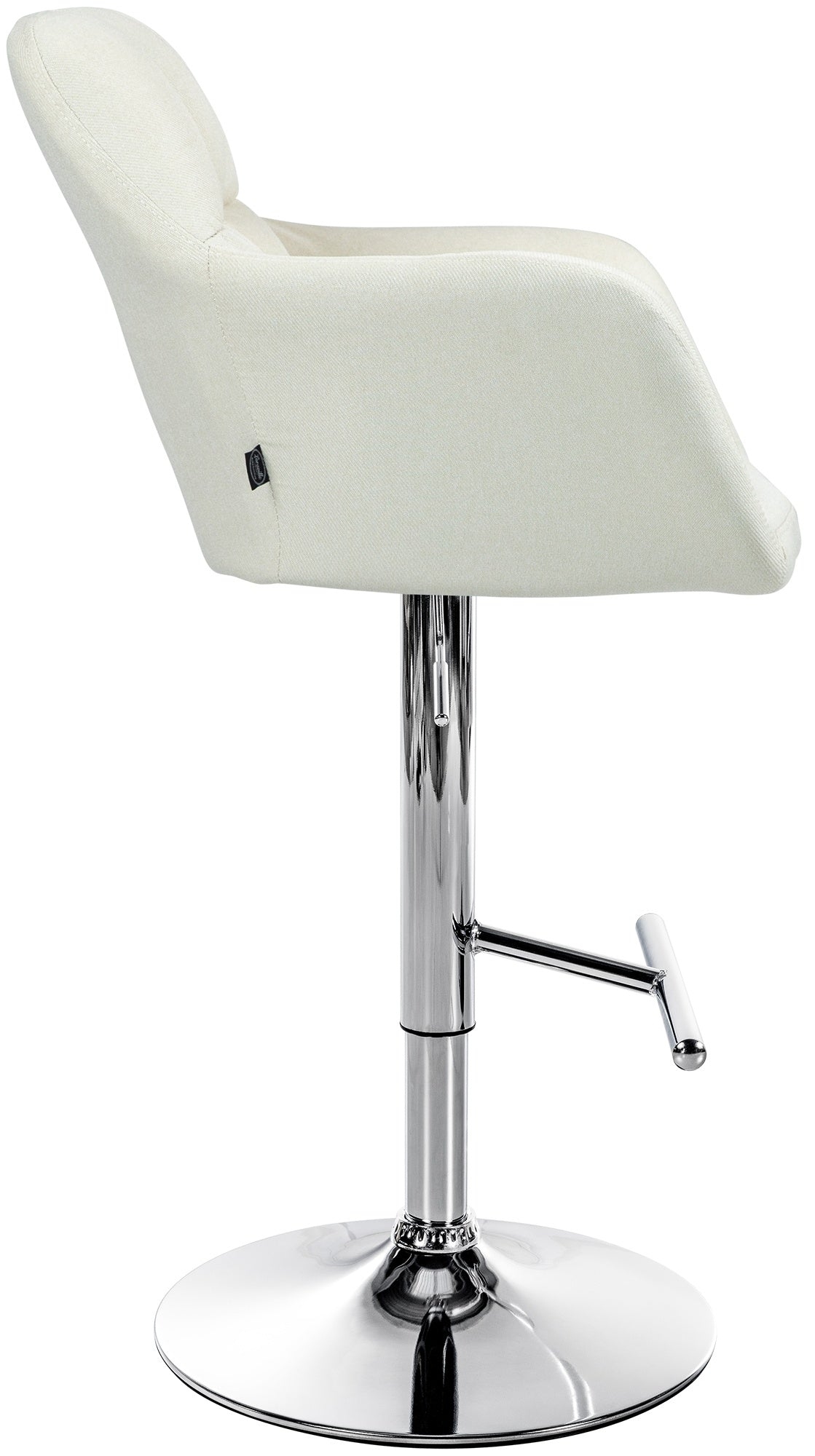 Barhocker Natoma Stoff chrom – Ansicht 4