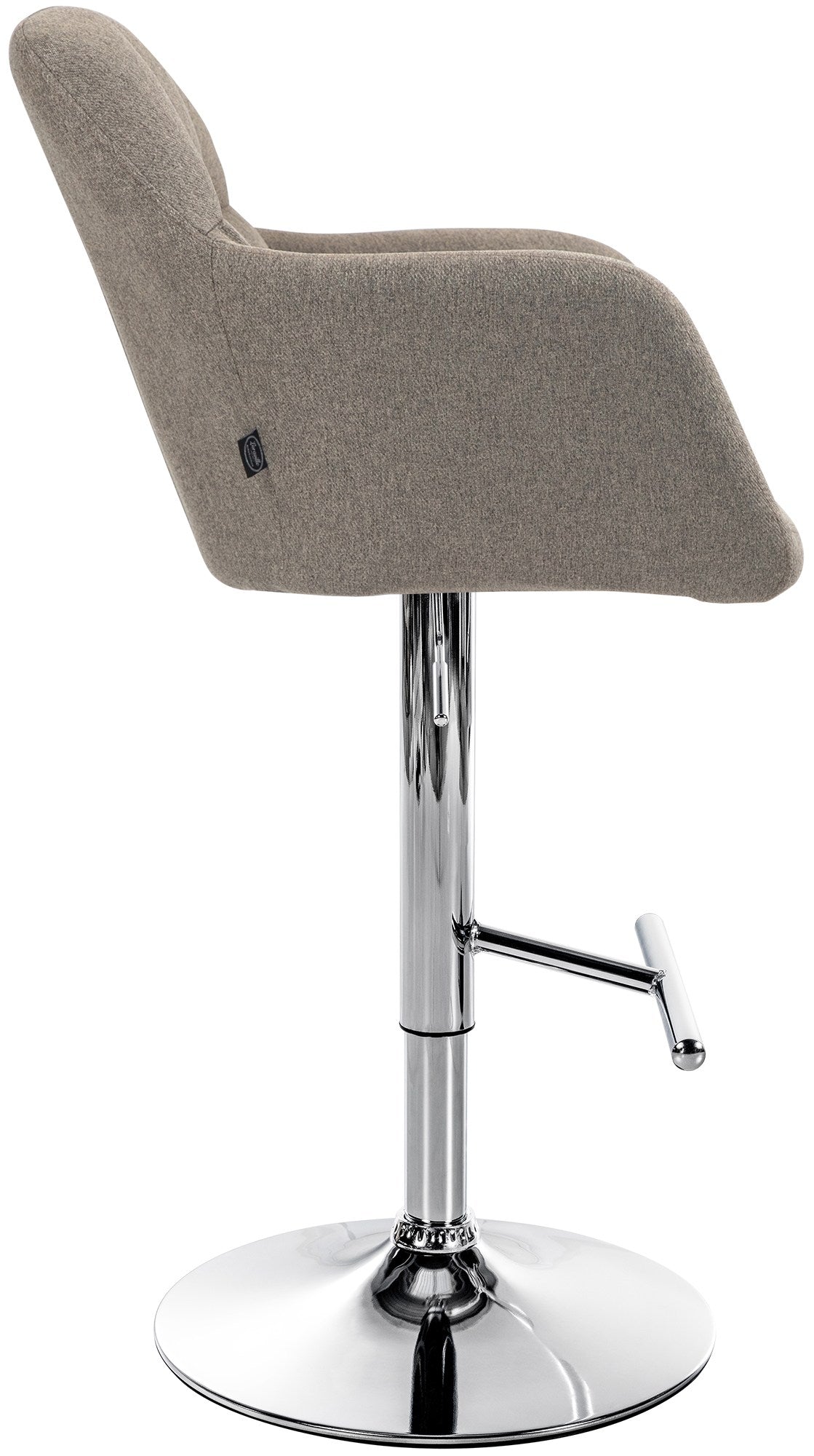 Barhocker Natoma Stoff chrom – Ansicht 12