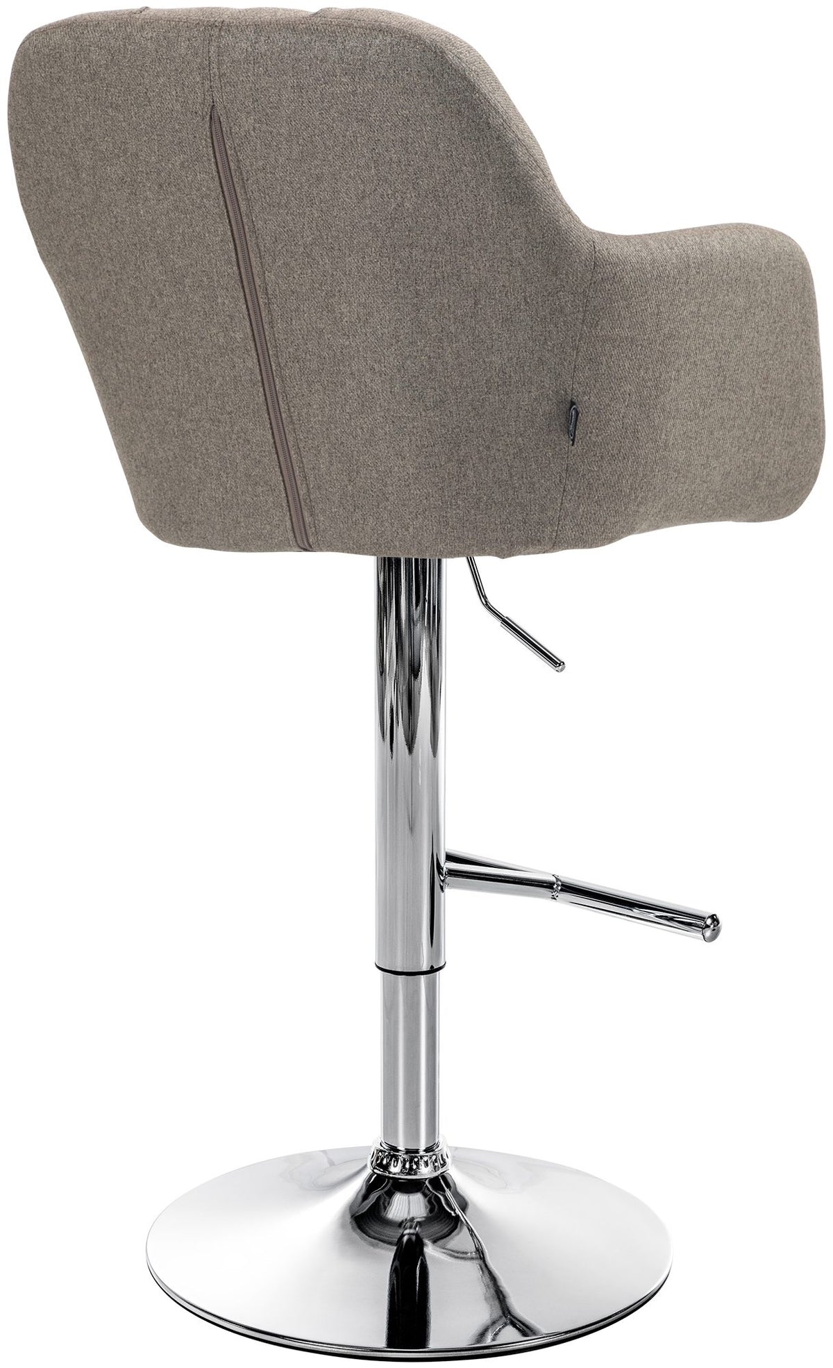 Barhocker Natoma Stoff chrom – Ansicht 13