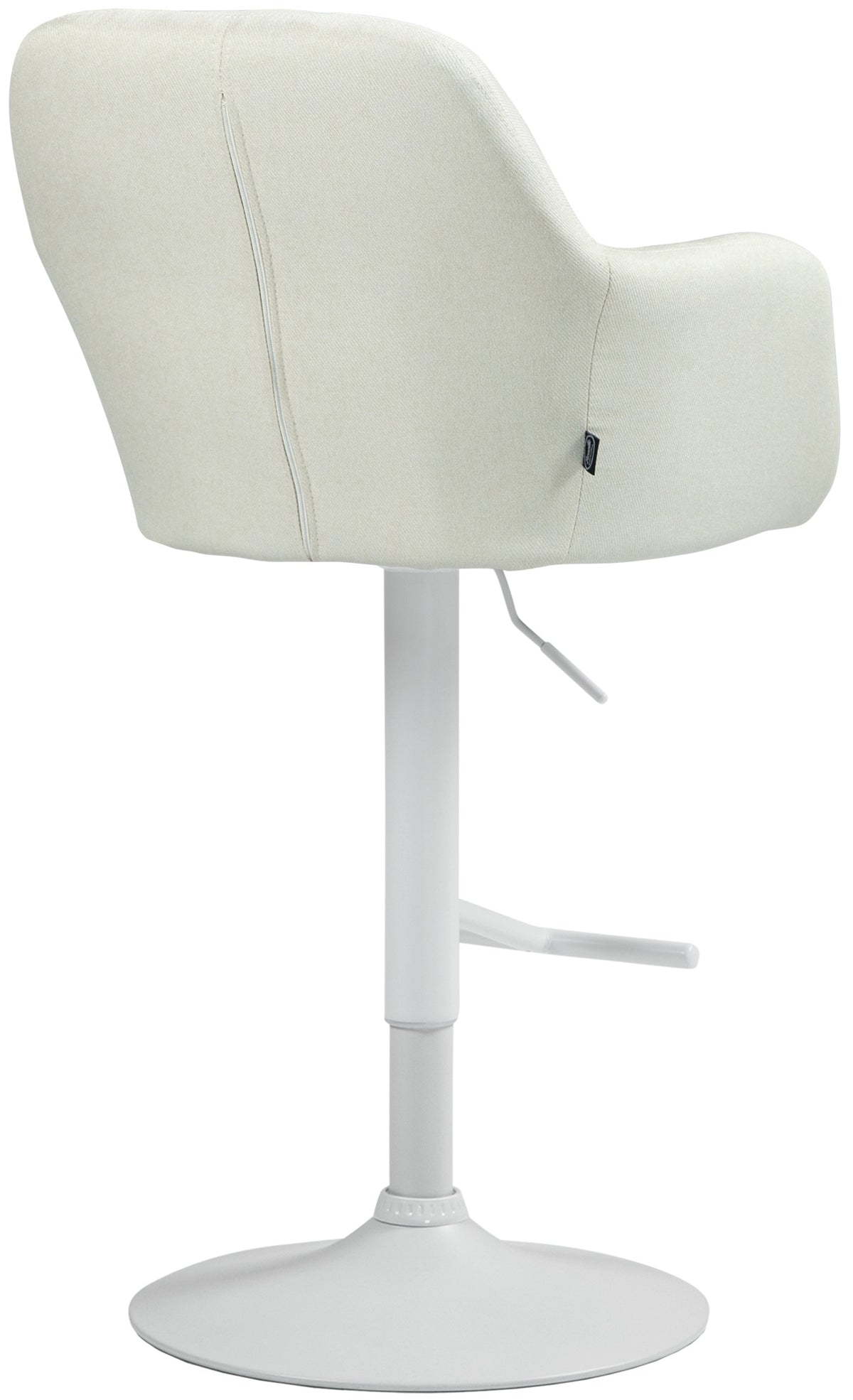 Barhocker Natoma Stoff weiß – Ansicht 5