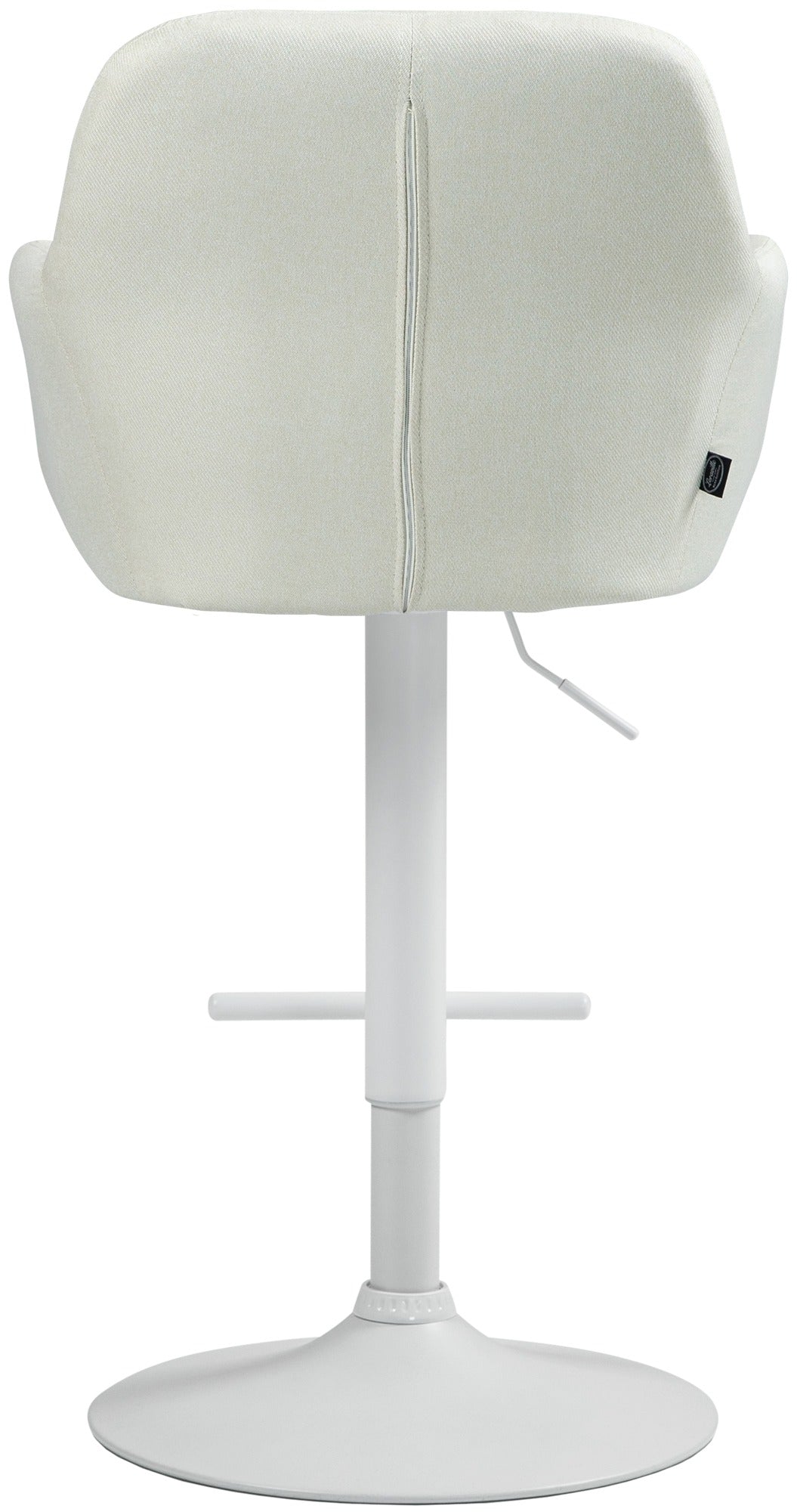 Barhocker Natoma Stoff weiß – Ansicht 6