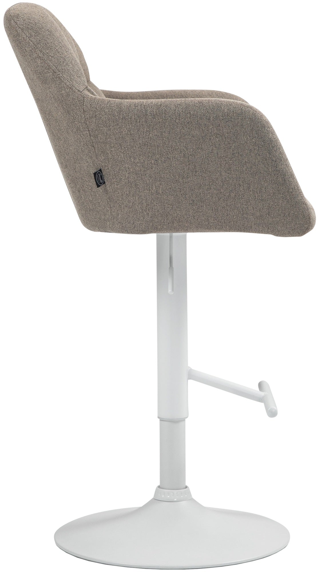 Barhocker Natoma Stoff weiß – Ansicht 12