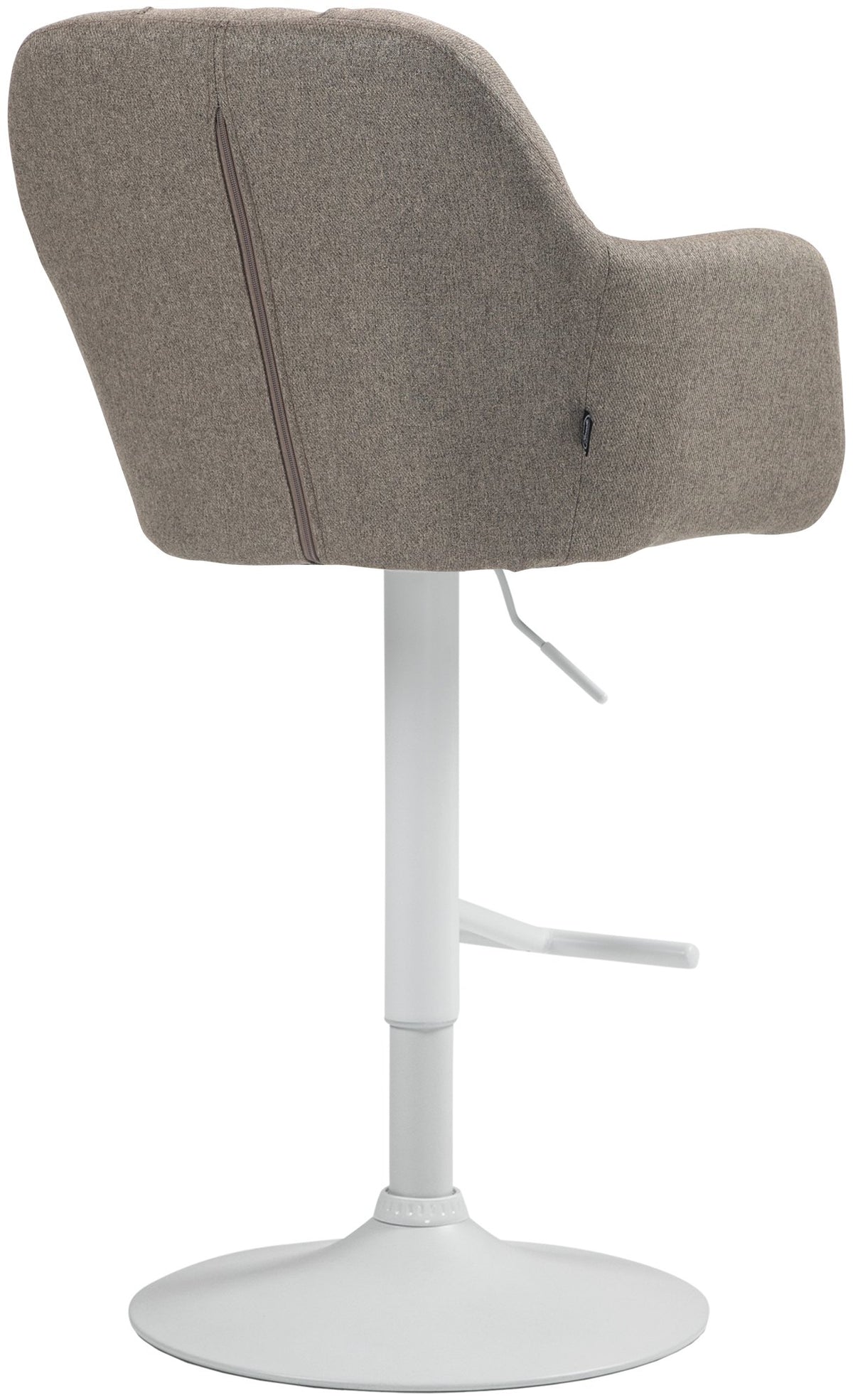 Barhocker Natoma Stoff weiß – Ansicht 13