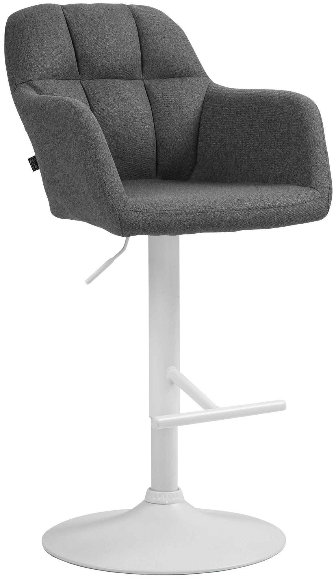 Barhocker Natoma Stoff weiß – Ansicht 17