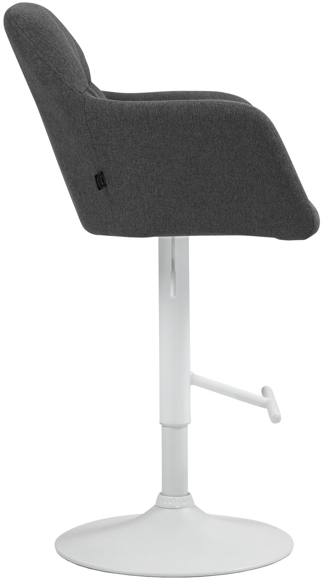 Barhocker Natoma Stoff weiß – Ansicht 20