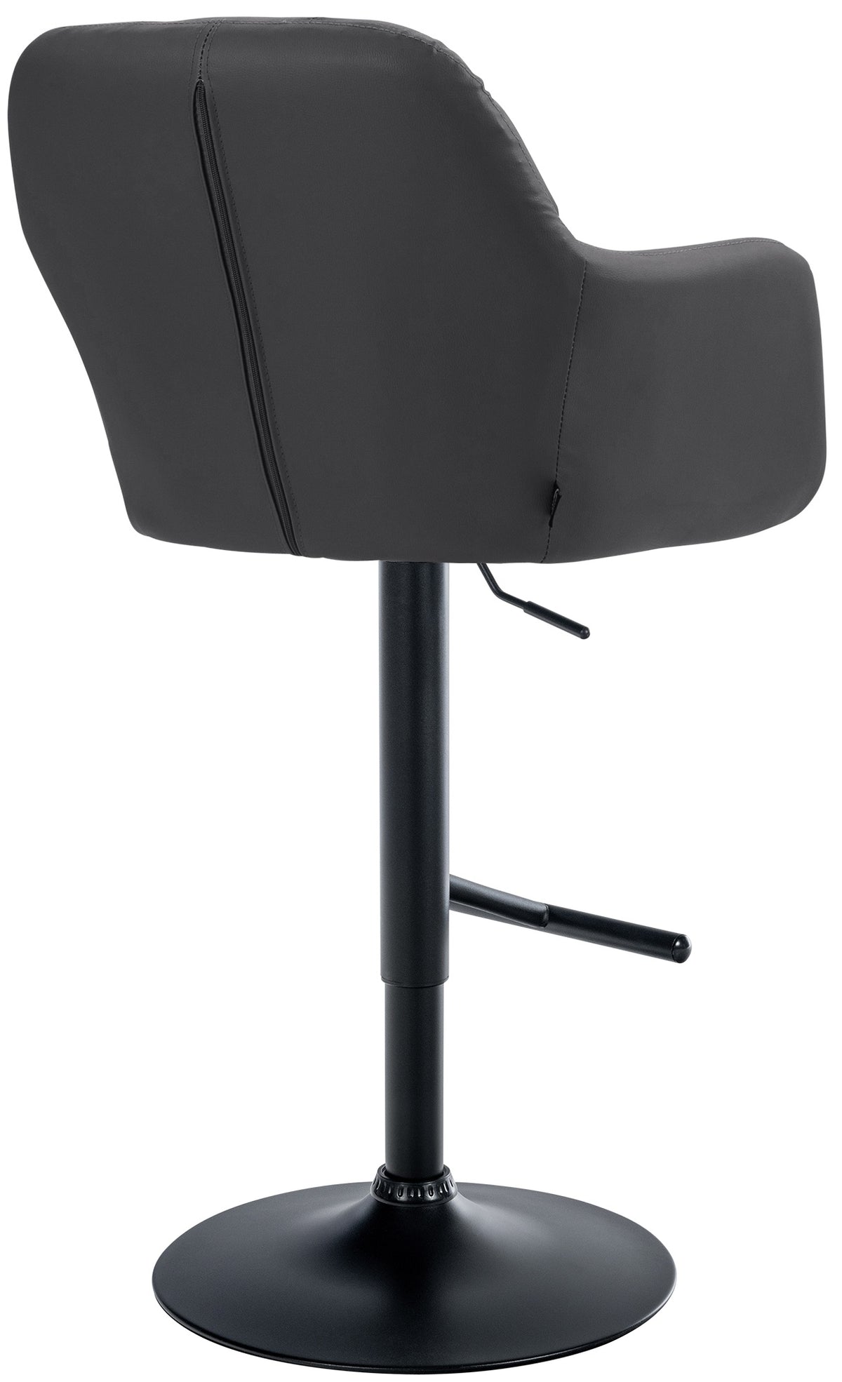 Barhocker Natoma Kunstleder schwarz – Ansicht 5
