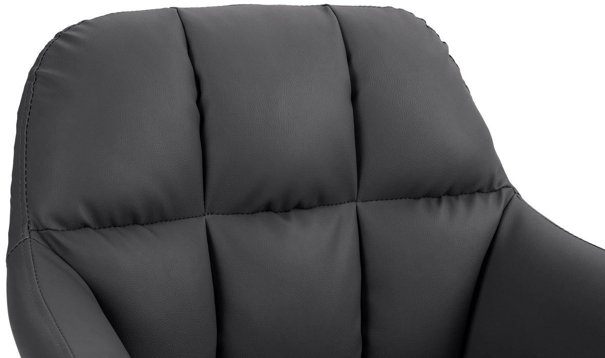 Barhocker Natoma Kunstleder schwarz – Ansicht 7