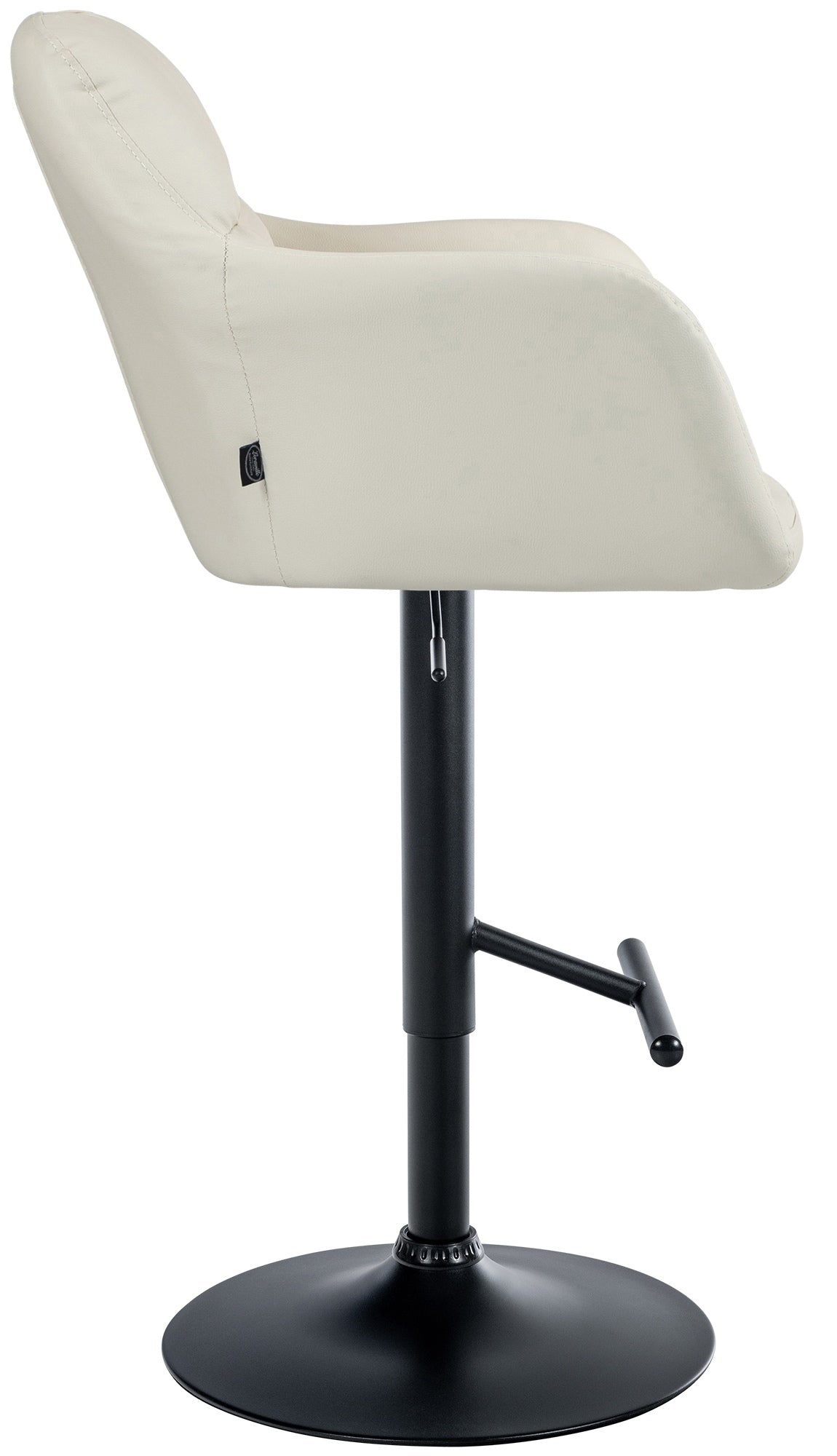 Barhocker Natoma Kunstleder schwarz – Ansicht 12