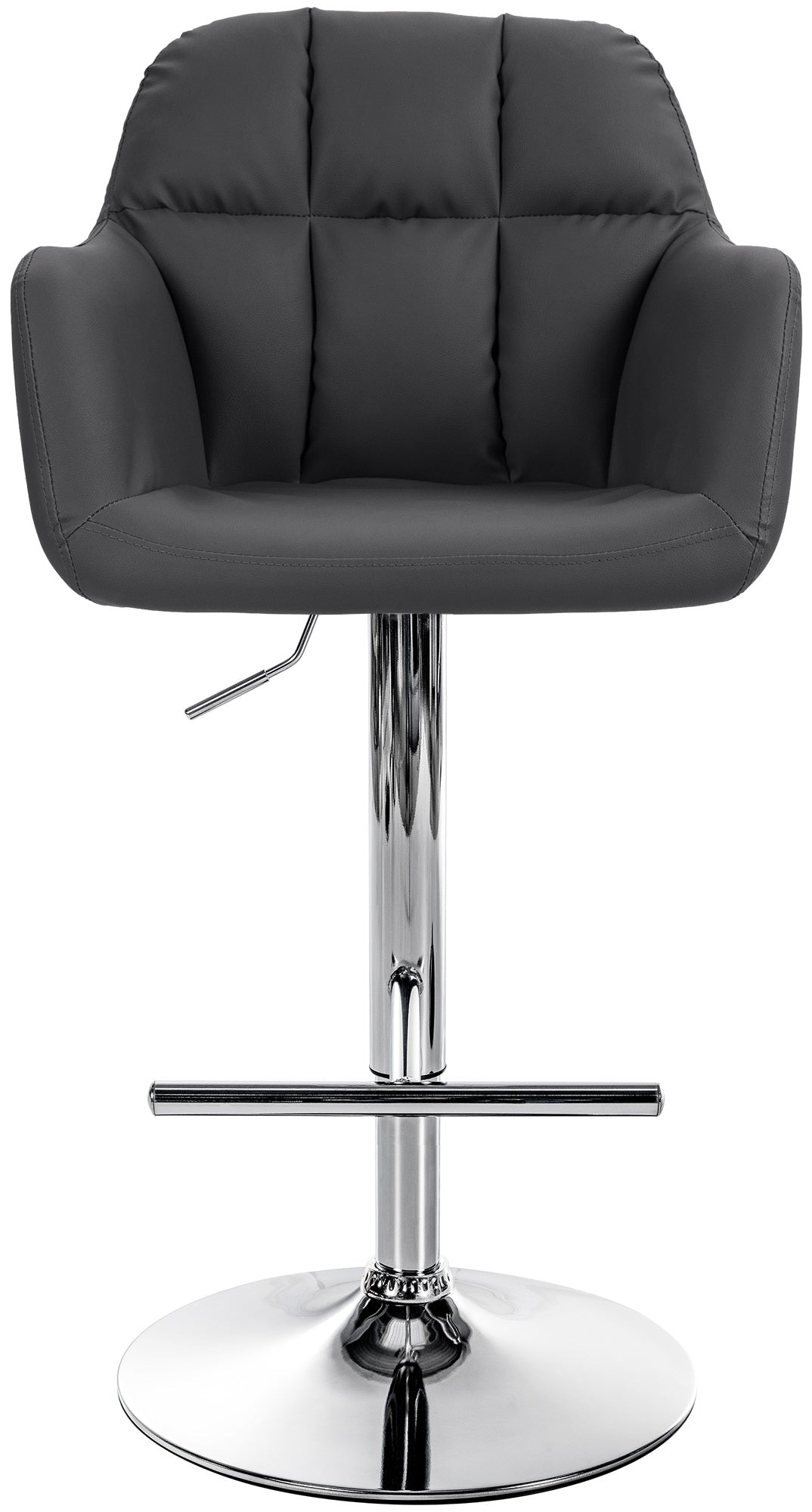Barhocker Natoma Kunstleder chrom – Ansicht 3
