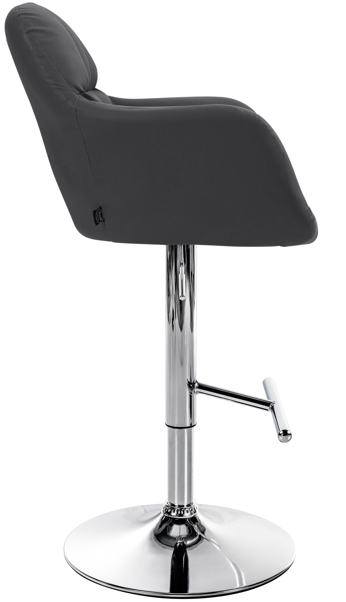 Barhocker Natoma Kunstleder chrom – Ansicht 4