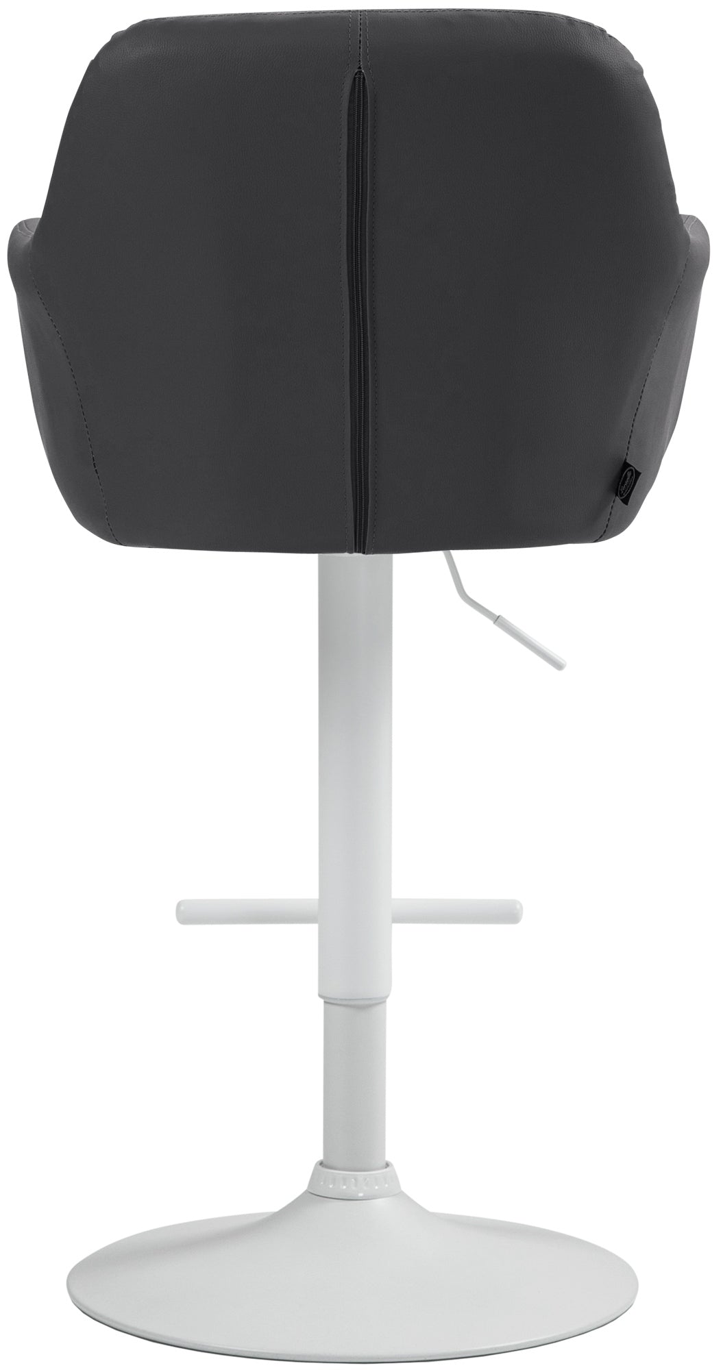 Barhocker Natoma Kunstleder weiß – Ansicht 6