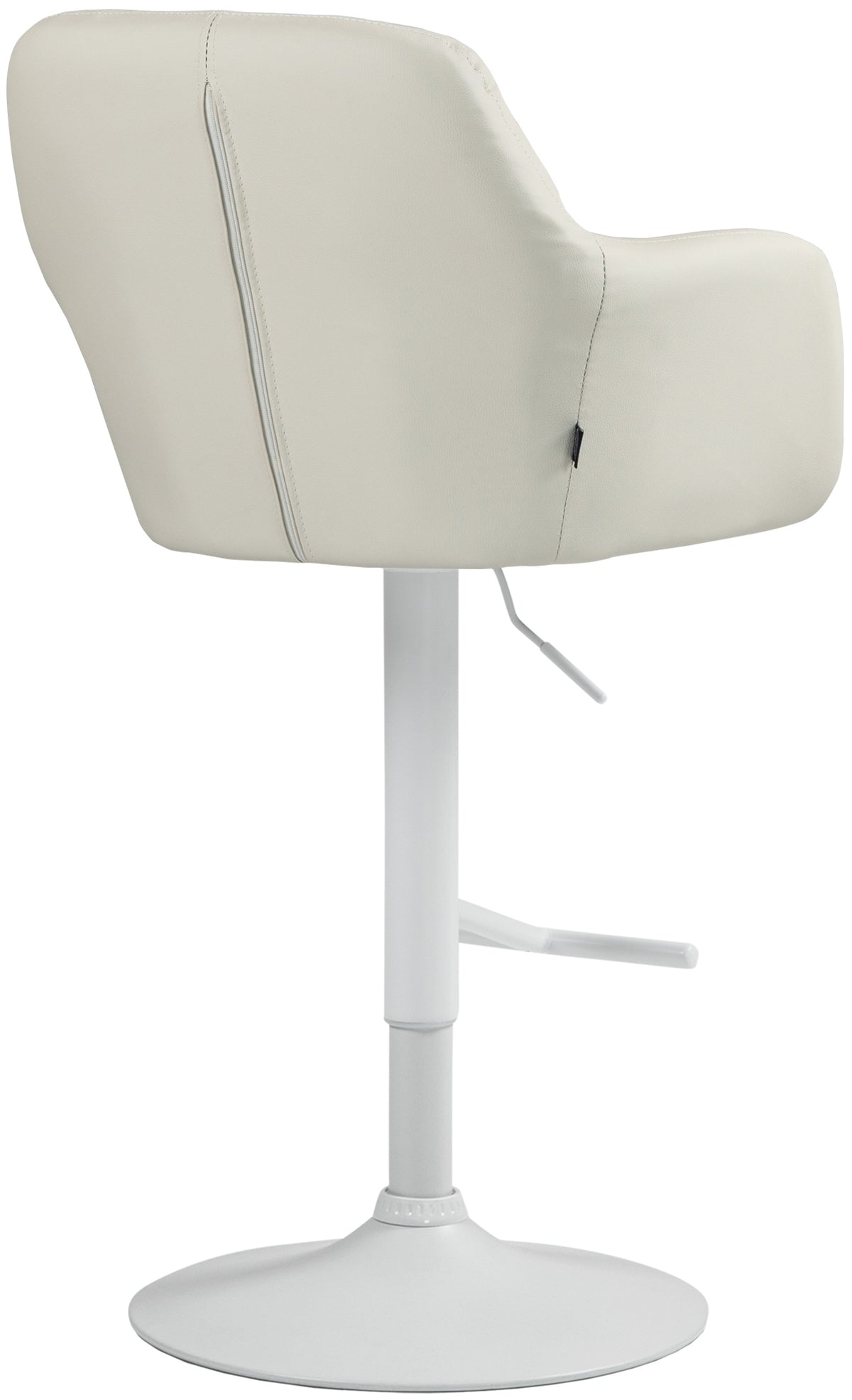 Barhocker Natoma Kunstleder weiß – Ansicht 13