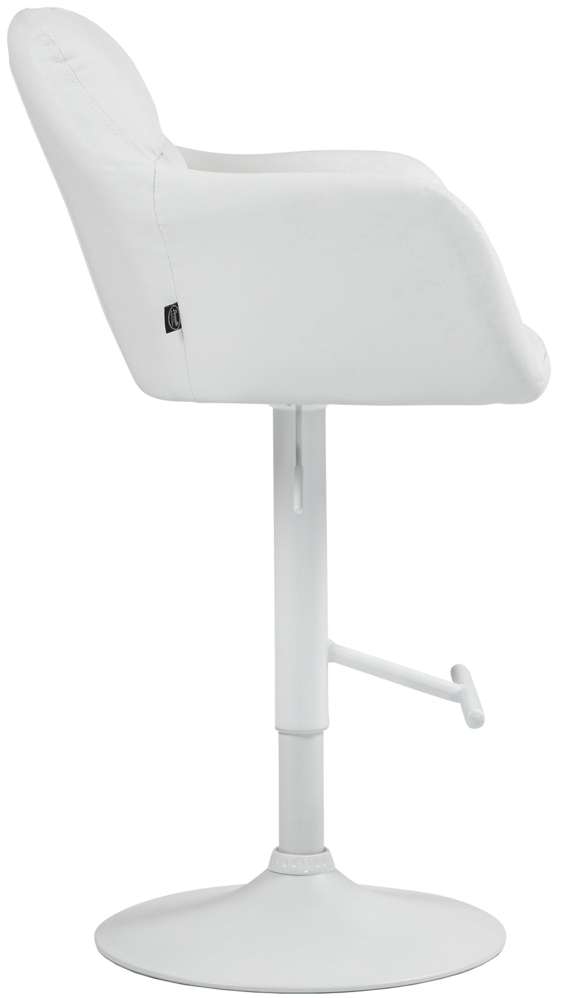Barhocker Natoma Kunstleder weiß – Ansicht 20