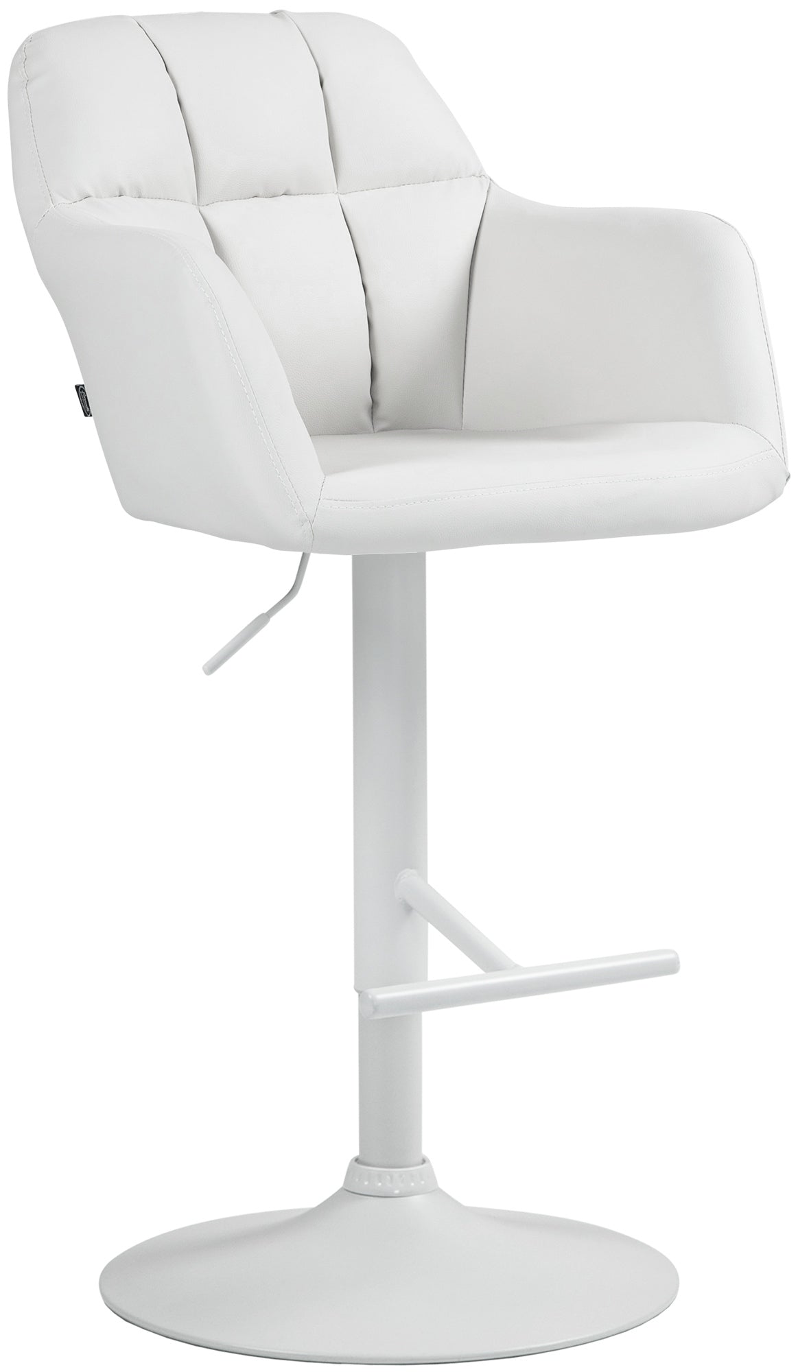 Barhocker Natoma Kunstleder weiß – Ansicht 17