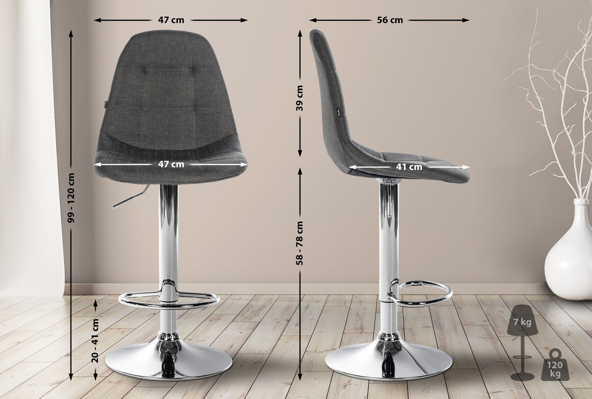 Barhocker Elmore Stoff C – Ansicht 16