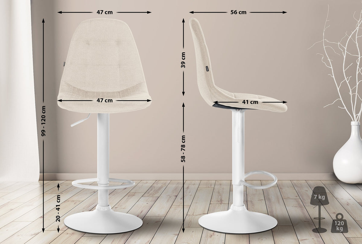 Barhocker Elmore Stoff W – Ansicht 9