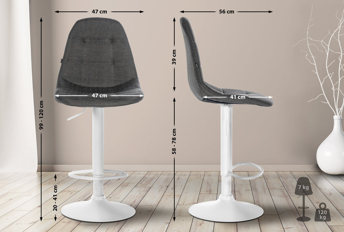 Barhocker Elmore Stoff W – Ansicht 16