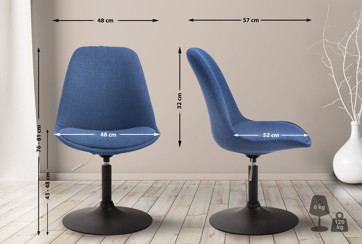 Stuhl Maverick B Stoff – Ansicht 2