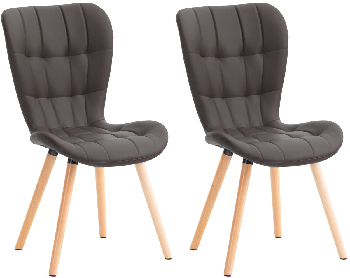2er Set Stuhl Elda Kunstleder