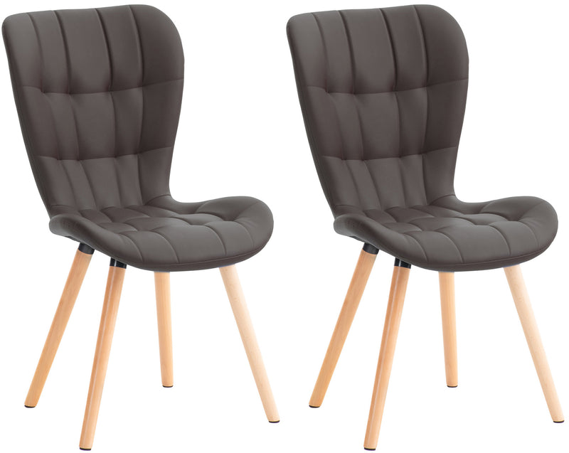 2er Set Stuhl Elda Kunstleder