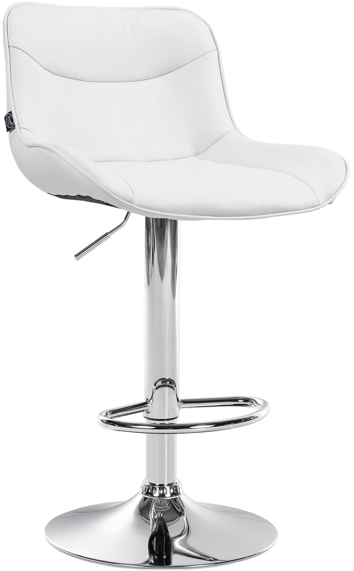 Barhocker Vonore Kunstleder chrom