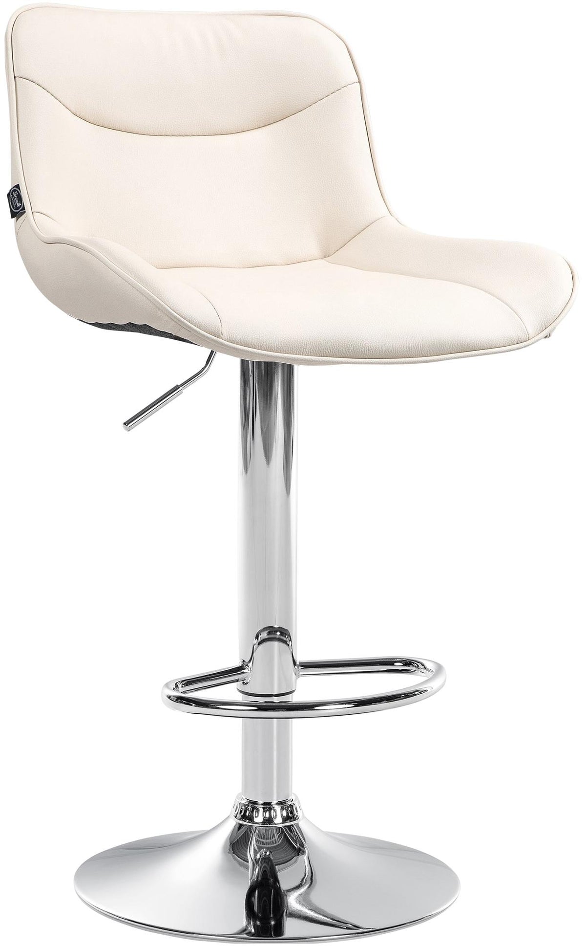 Barhocker Vonore Kunstleder chrom