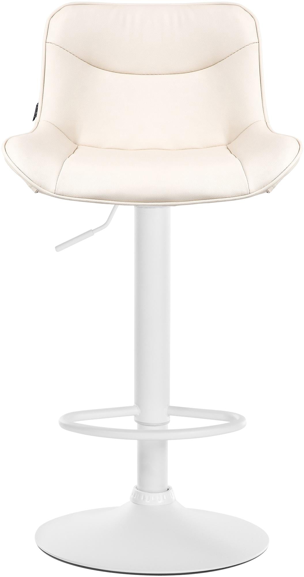 Barhocker Vonore Kunstleder weiß – Ansicht 11