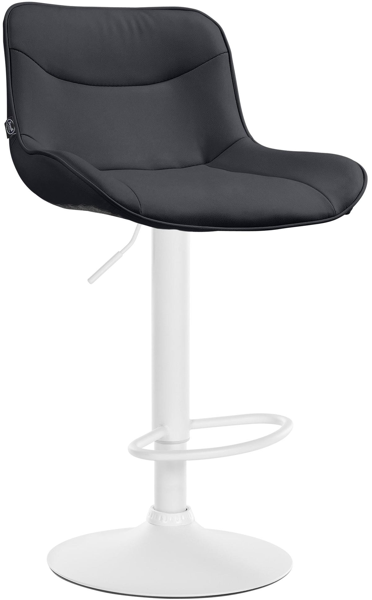 Barhocker Vonore Kunstleder weiß – Ansicht 17