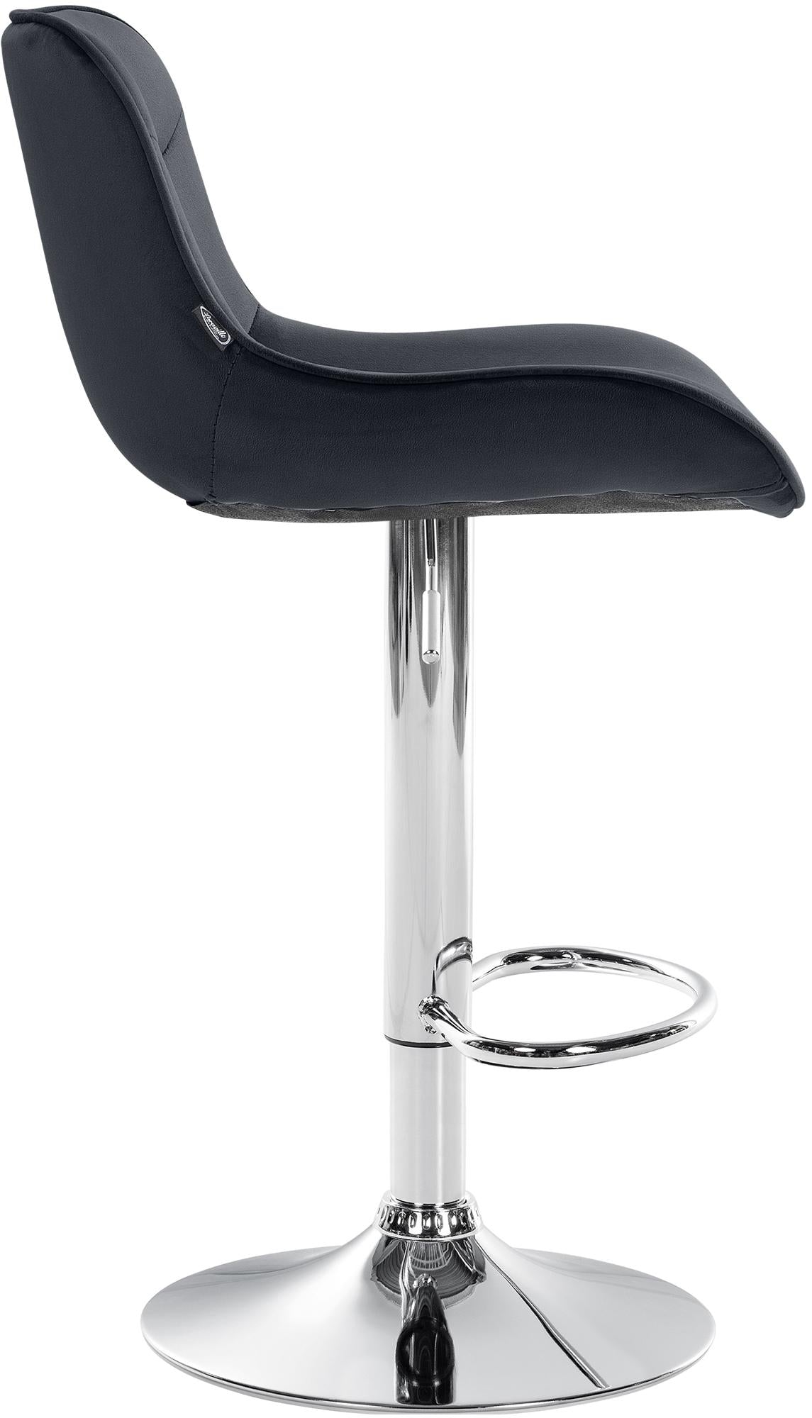 Barhocker Vonore Samt chrom – Ansicht 12