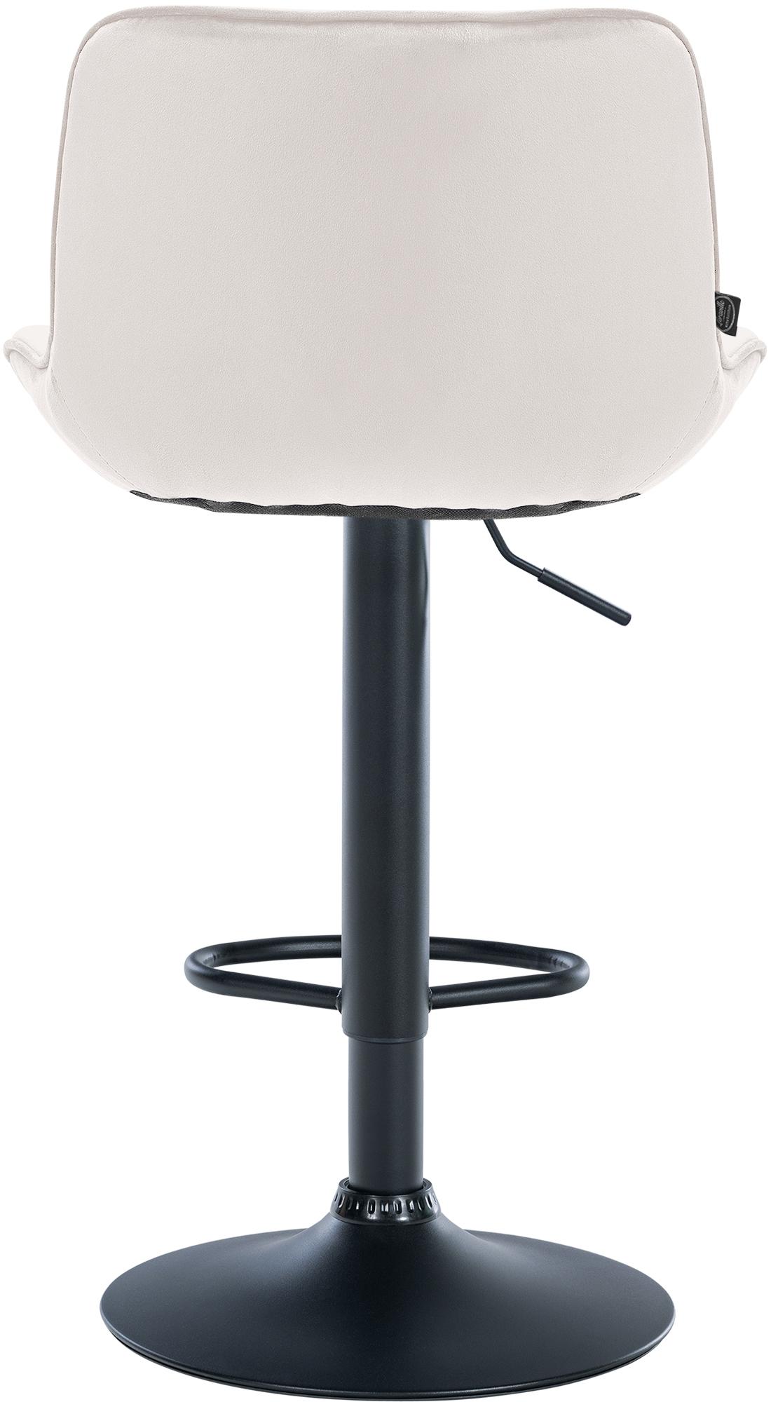 Barhocker Vonore Samt schwarz – Ansicht 6