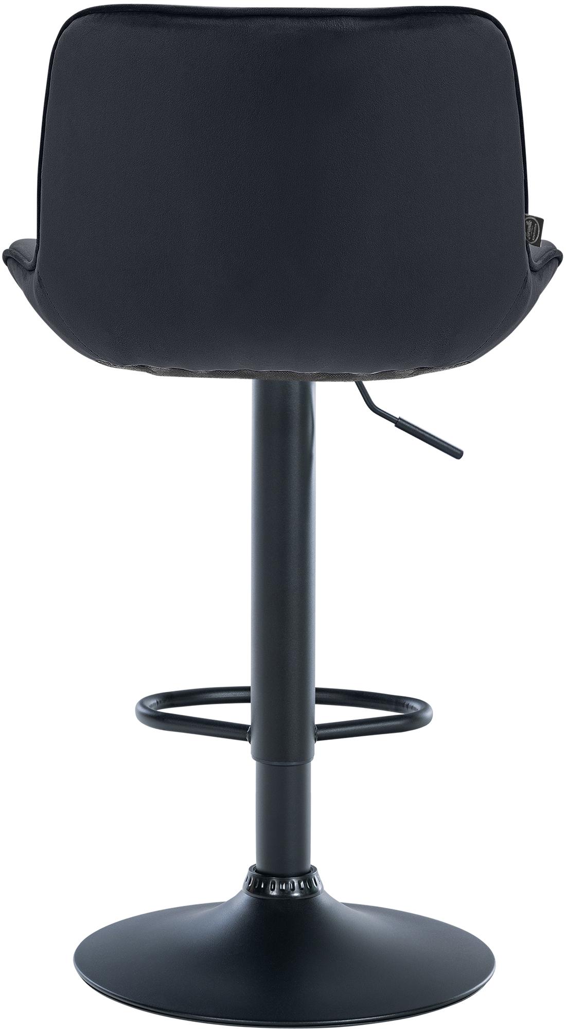 Barhocker Vonore Samt schwarz – Ansicht 14