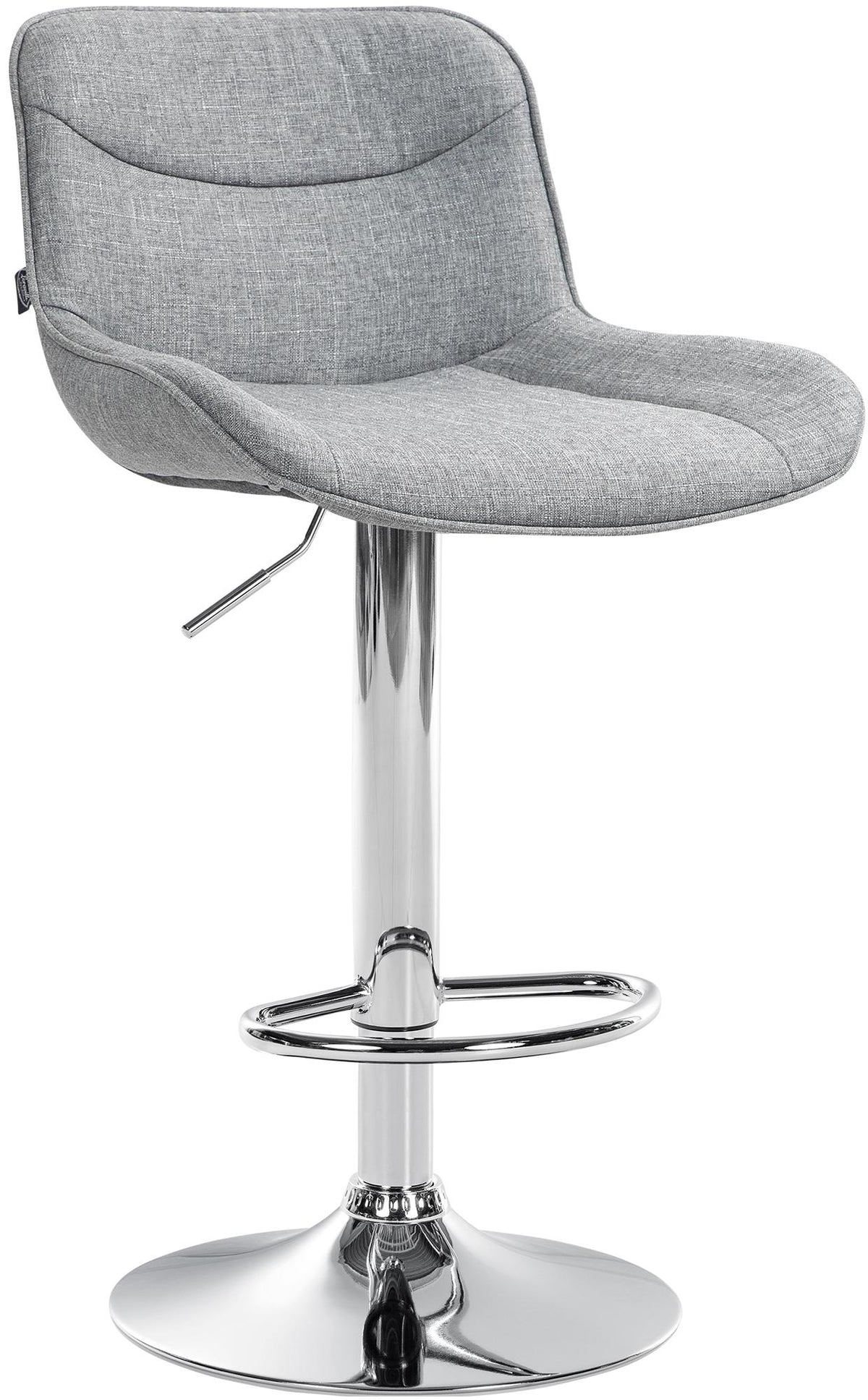 Barhocker Vonore Stoff chrom – Ansicht 17