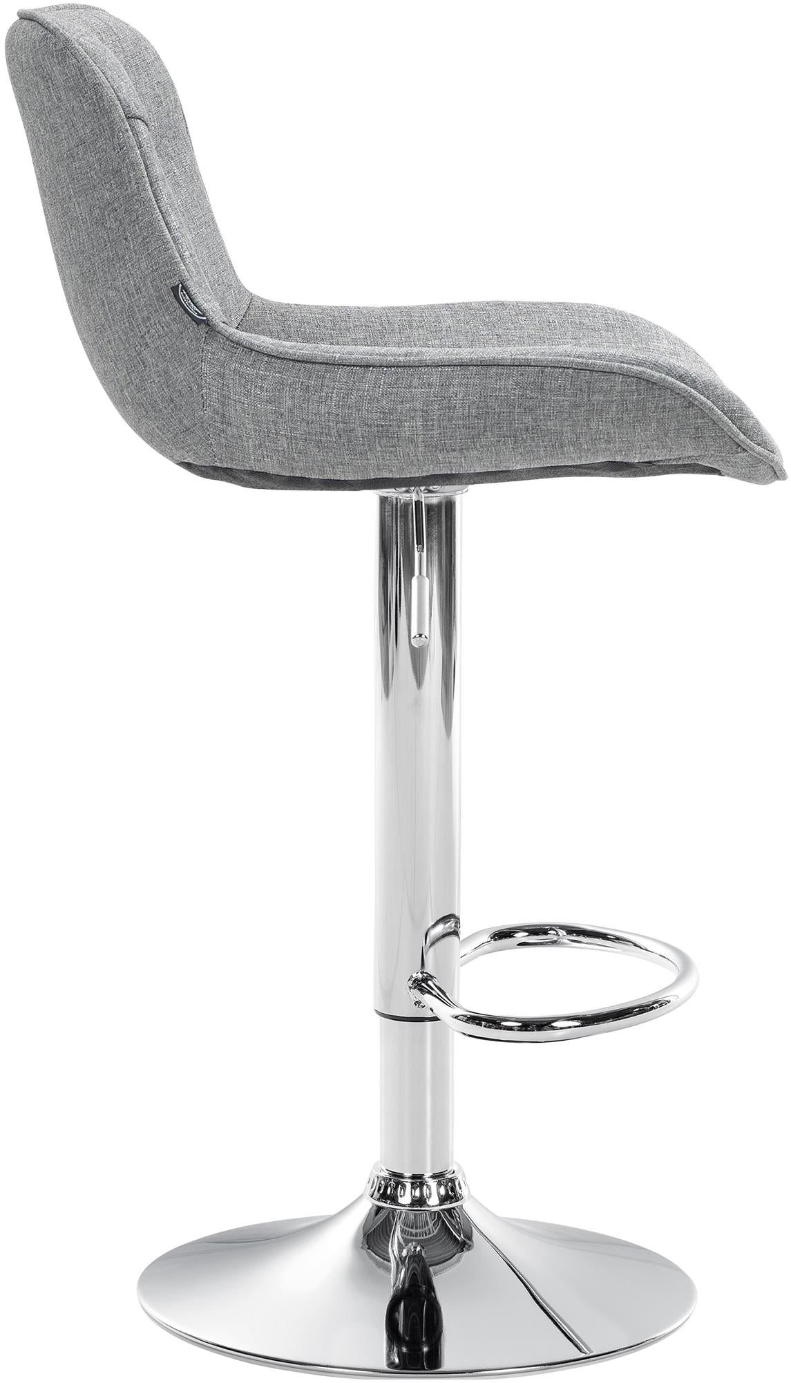 Barhocker Vonore Stoff chrom – Ansicht 20