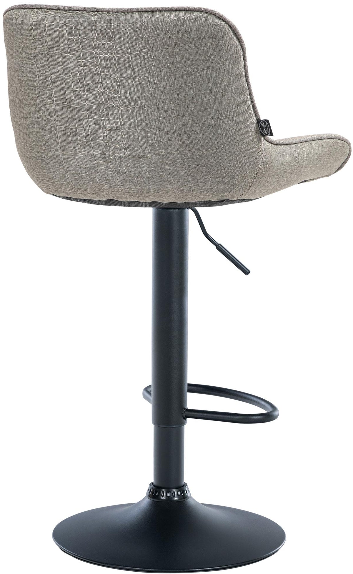 Barhocker Vonore Stoff schwarz – Ansicht 5