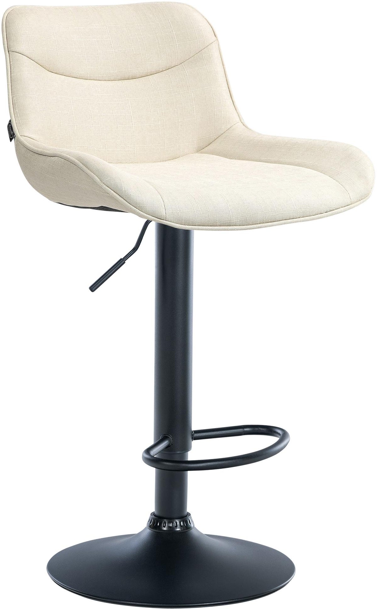 Barhocker Vonore Stoff schwarz – Ansicht 9