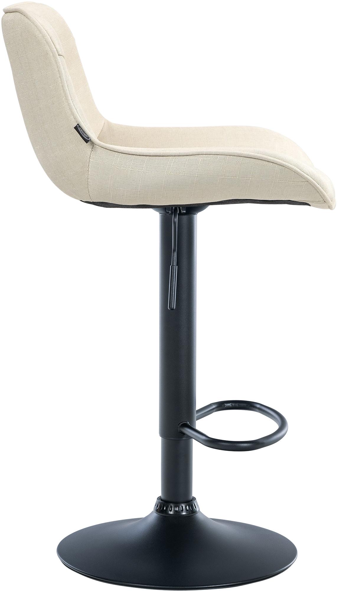 Barhocker Vonore Stoff schwarz – Ansicht 12
