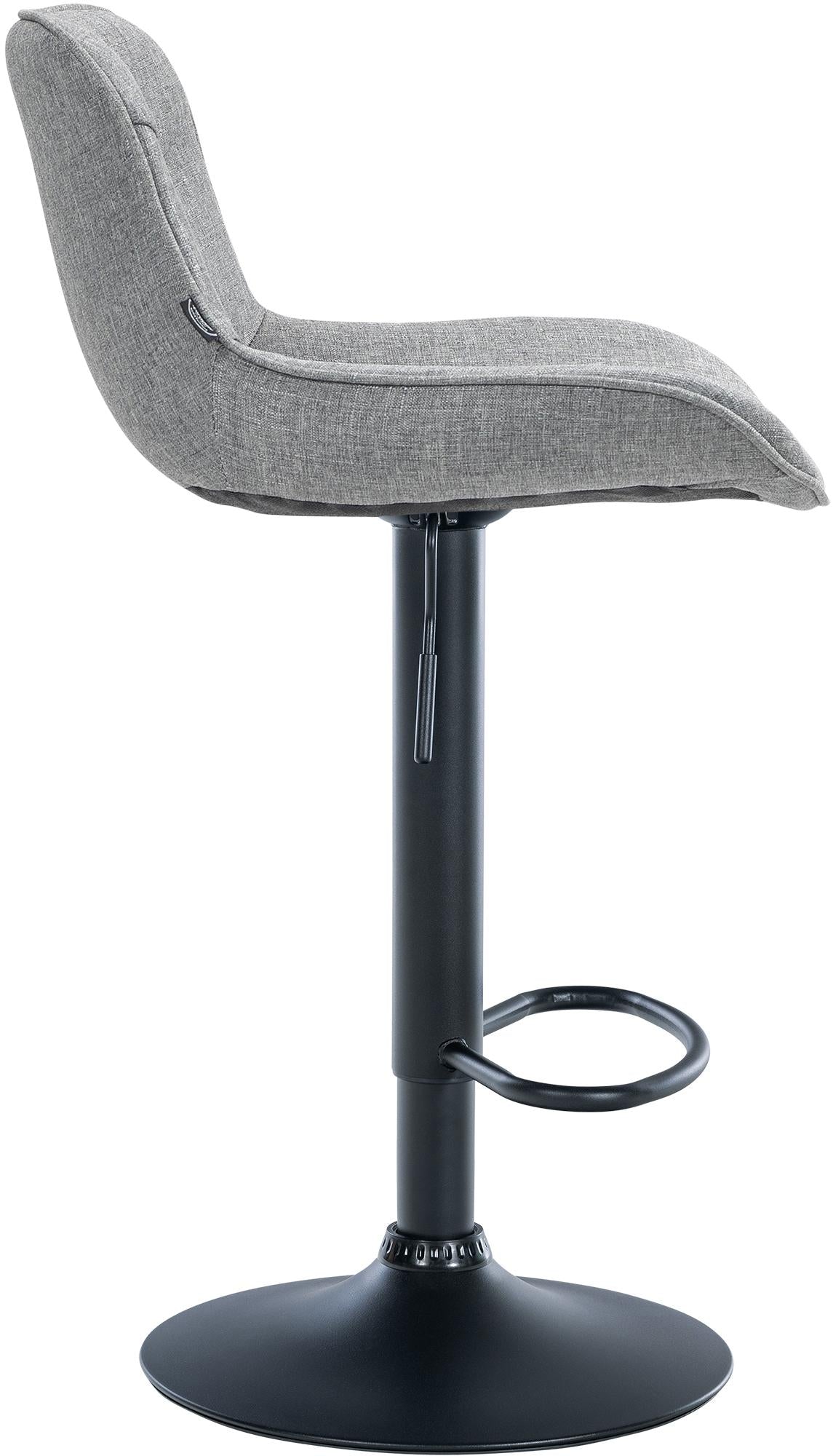 Barhocker Vonore Stoff schwarz – Ansicht 20