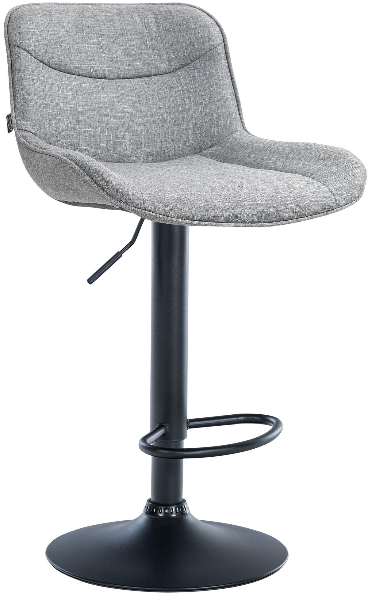 Barhocker Vonore Stoff schwarz – Ansicht 17
