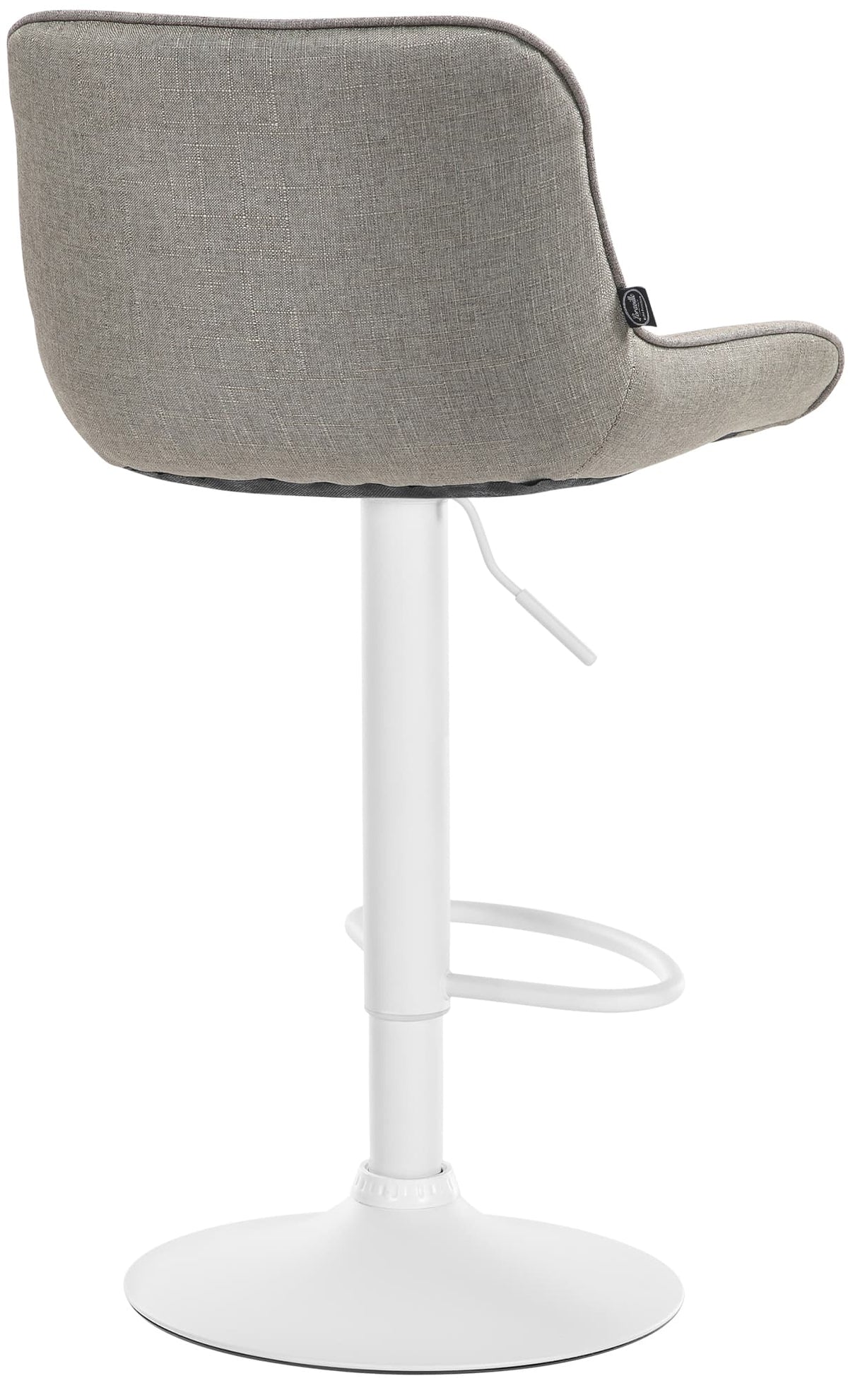 Barhocker Vonore Stoff weiß – Ansicht 5